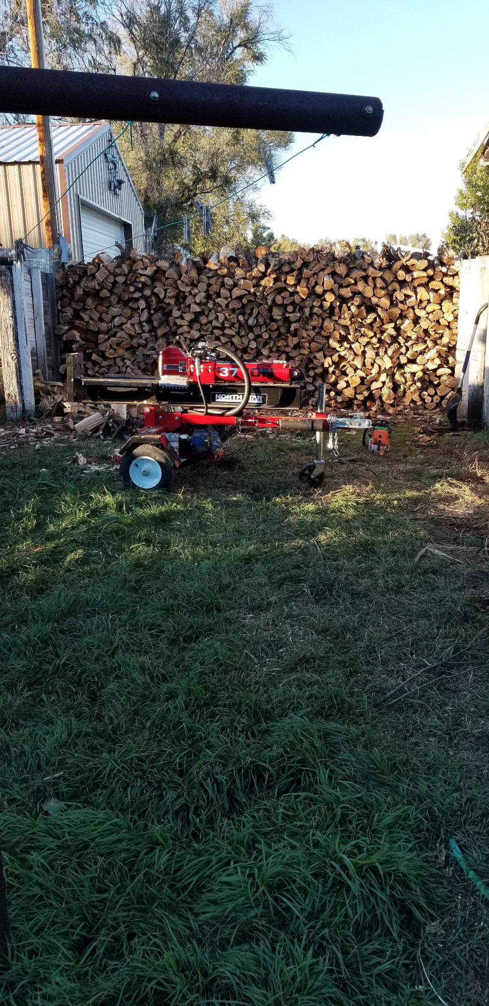 NorthStar Horizontal/Vertical Log Wood Splitter - 37-Ton, 270cc Honda GX270 Engine customer photo 1