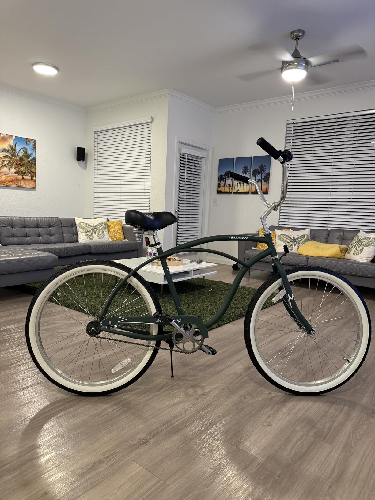 Firmstrong Urban Man Beach Cruiser Bicycle, 7 Speed customer photo 2