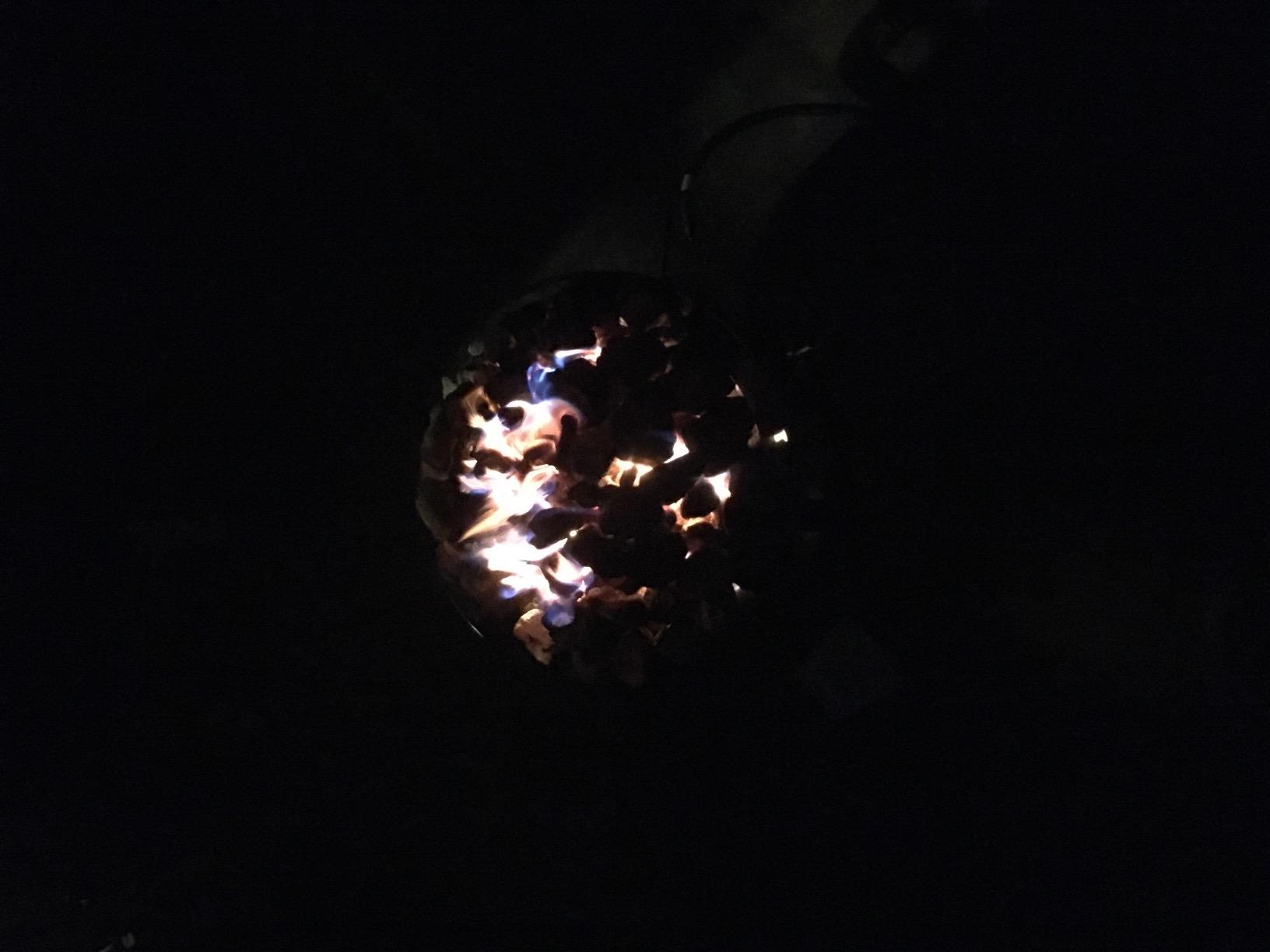 Heininger 5995 58,000 BTU Portable Propane Smokeless Outdoor Gas Fire Pit Black customer photo 1