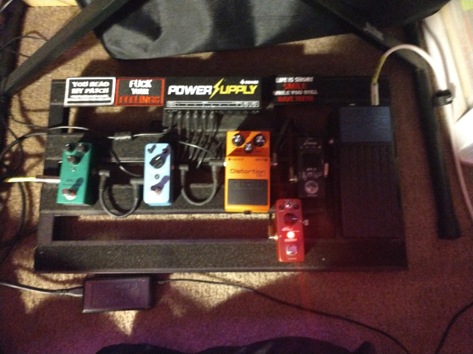 Donner Distortion Guitar Pedal, Morpher Mini Distortion 3 Modes Natural, Tight, Classic Crunch 80s Metal for Electric Guitar True Bypass customer photo 2