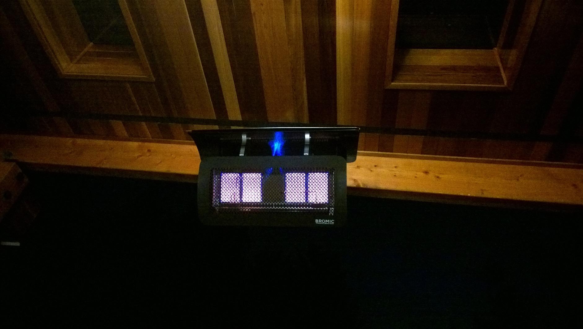Bromic Tungsten Smart Heat 12000W Gas Patio Heater - Natural Gas (NG), 500 Series, 110V, Black Finish - BH0210003-1 customer photo 1