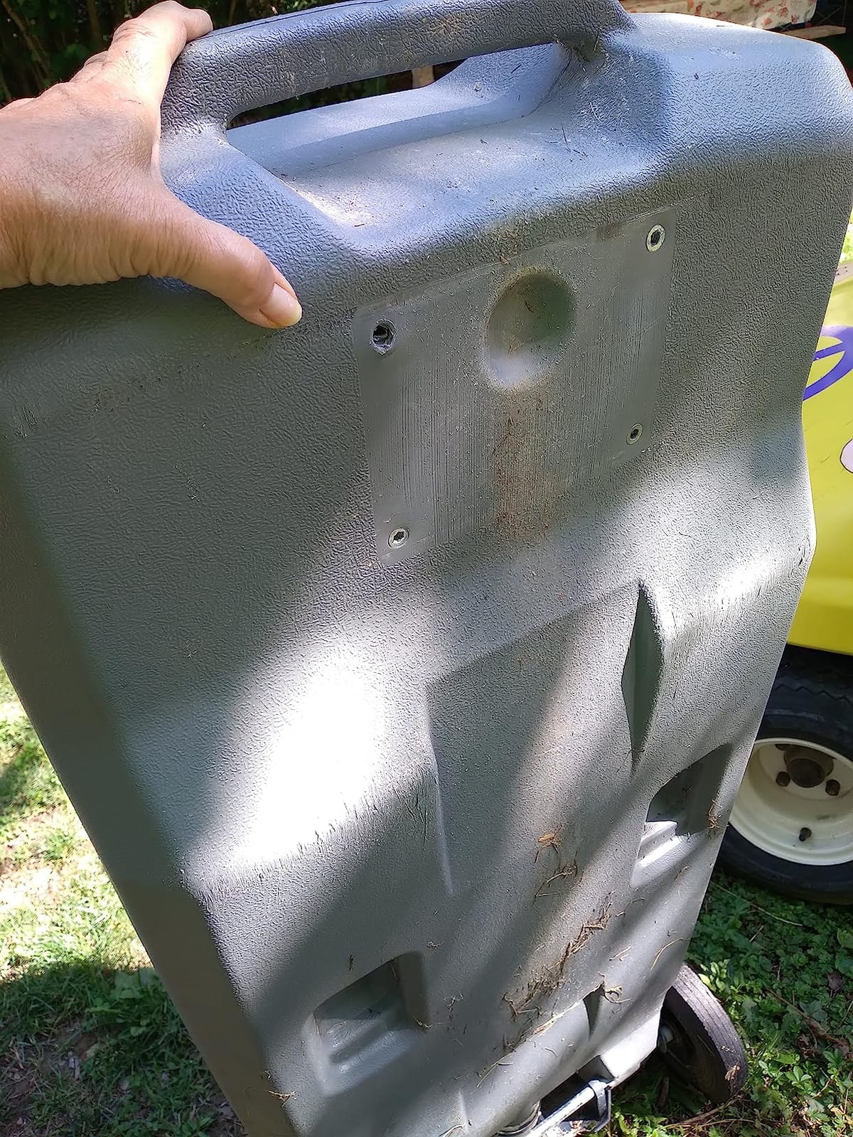 Thetford SmartTote2 RV Portable Waste Tote Tank - 4 Wheels - 35 Gallon (40519), Silver customer photo 1