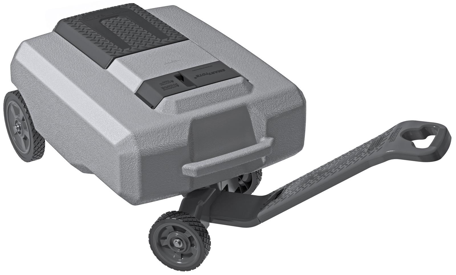 Thetford SmartTote2 RV Portable Waste Tote Tank - 4 Wheels - 35 Gallon (40519), Silver customer photo 2
