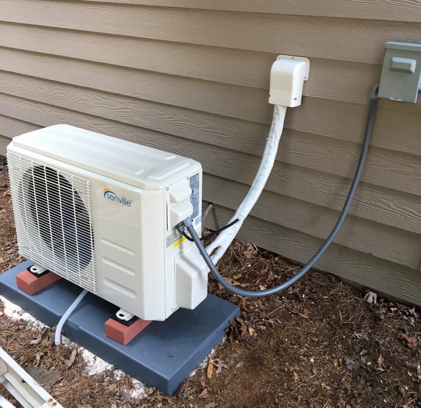 Senville LETO Mini Split Air Conditioner, Heat Pump, White, 9000 BTU | Ductless, Wall Mounted, Works with Alexa, Quiet Operation, 0.75 Ton, 110/120V, Energy Efficient Inverter customer photo 2