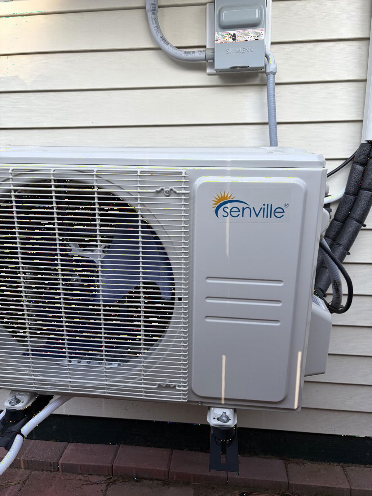 Senville LETO Mini Split Air Conditioner, Heat Pump, White, 12000 BTU | Ductless, Wall Mounted, Works with Alexa, Quiet Operation, 1 Ton, 110/120V, Energy Efficient Inverter customer photo 1