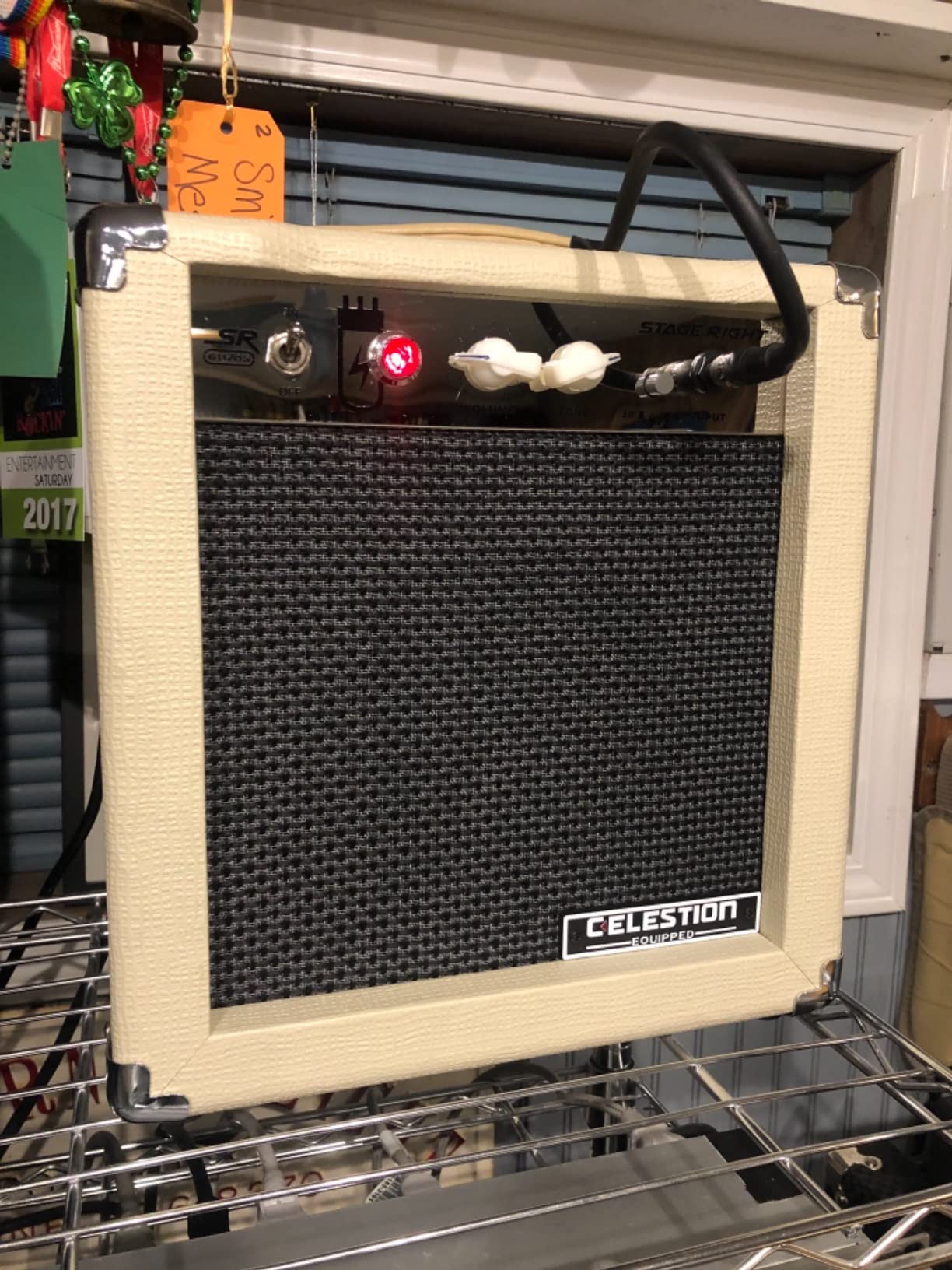 Monoprice Stage Right 1x8 Guitar Combo Tube Amplifier with Celestion Super 8 Inch Speaker - 5-Watt, 12AX7 Preamp customer photo 2