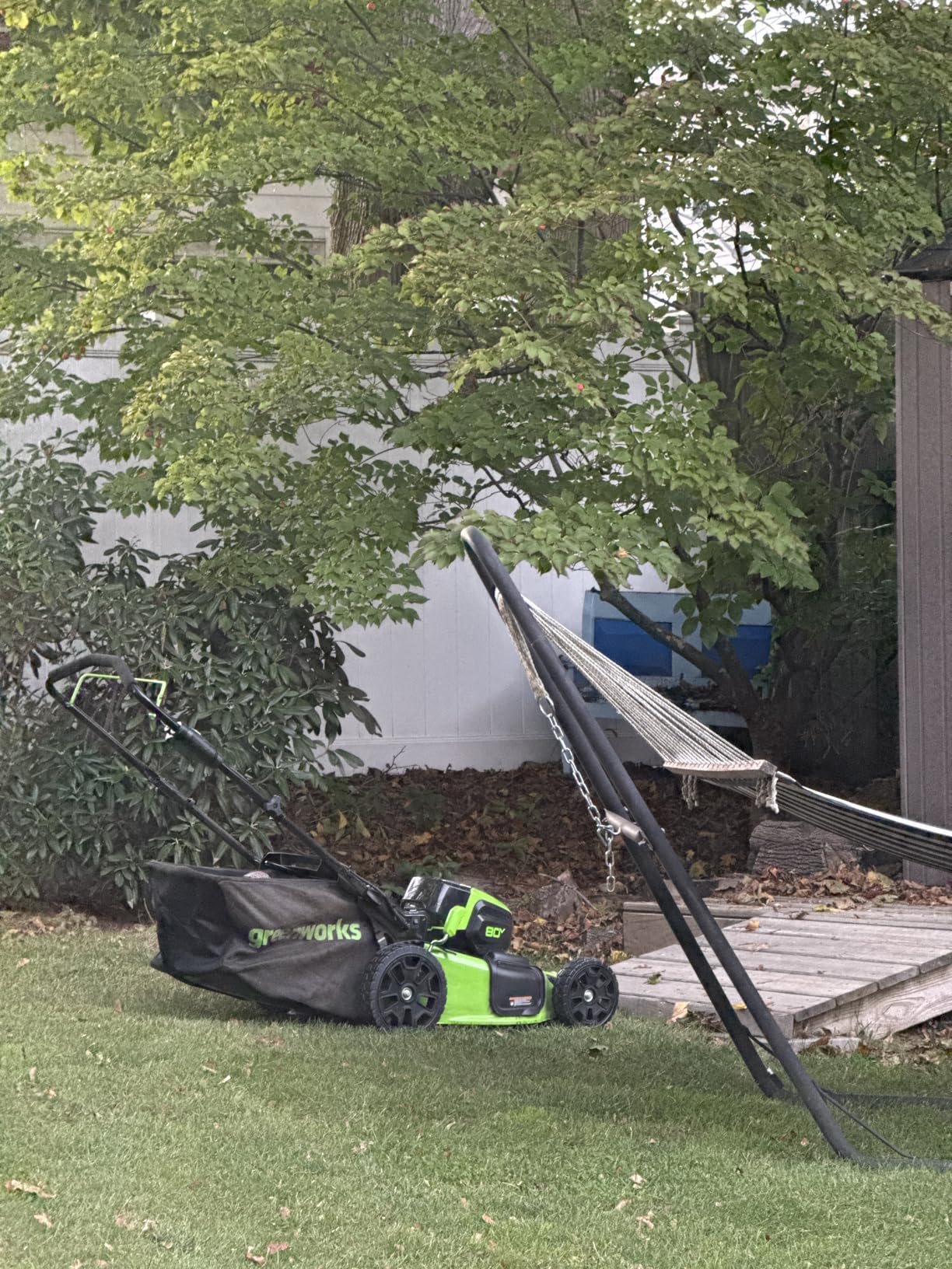 Greenworks 80V 21-Inch Push Lawn Mower with Two 2.0 Ah Batteries and Charger customer photo 1
