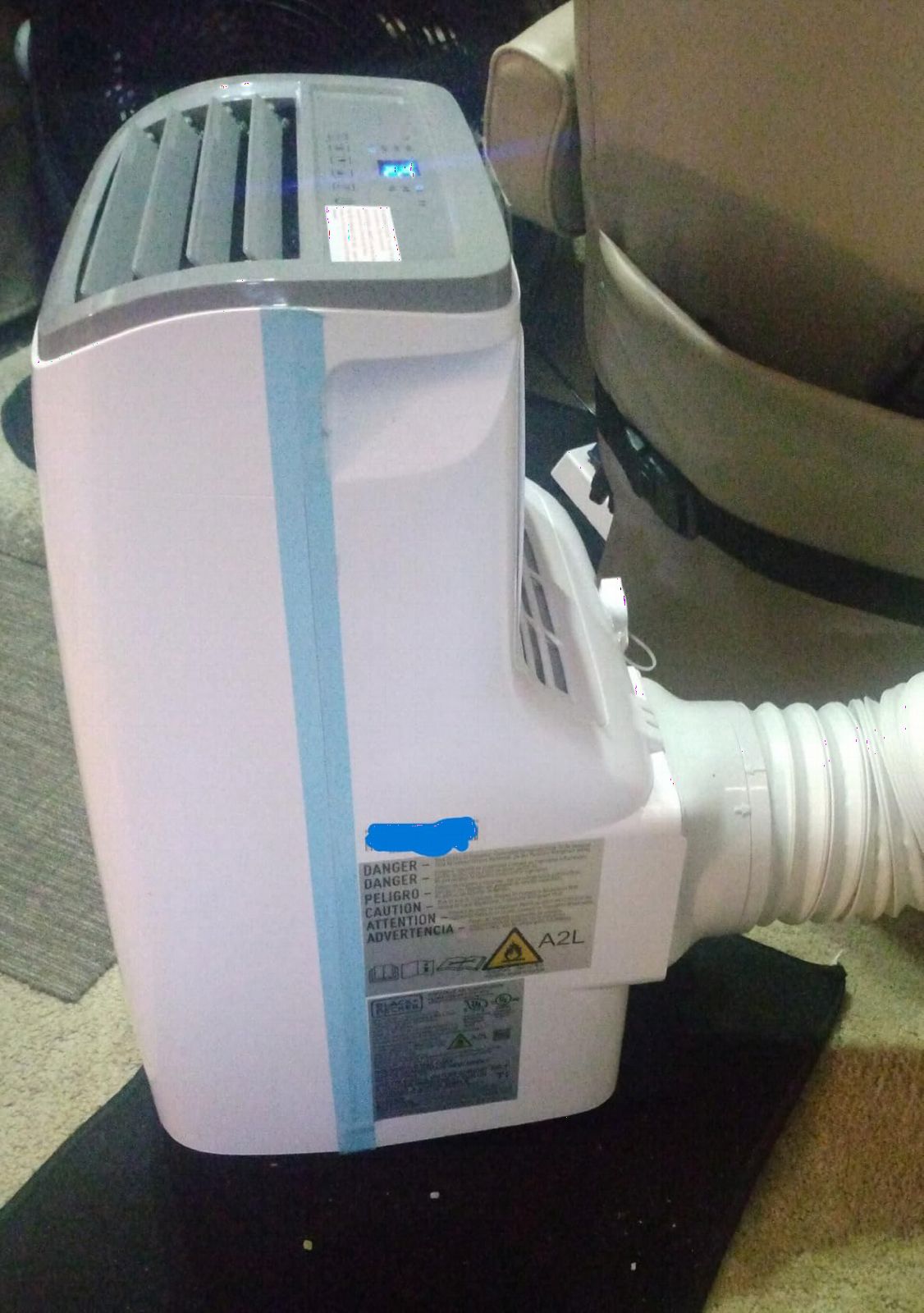 BLACK+DECKER Portable Air Conditioner, 9,000 BTU, BPACT08WT, White | 5,300 BTU SACC for Rooms up to 400 Sq. Ft., 3-in-1 Portable AC, Fan and Dehum with Follow Me Remote Control customer photo 1