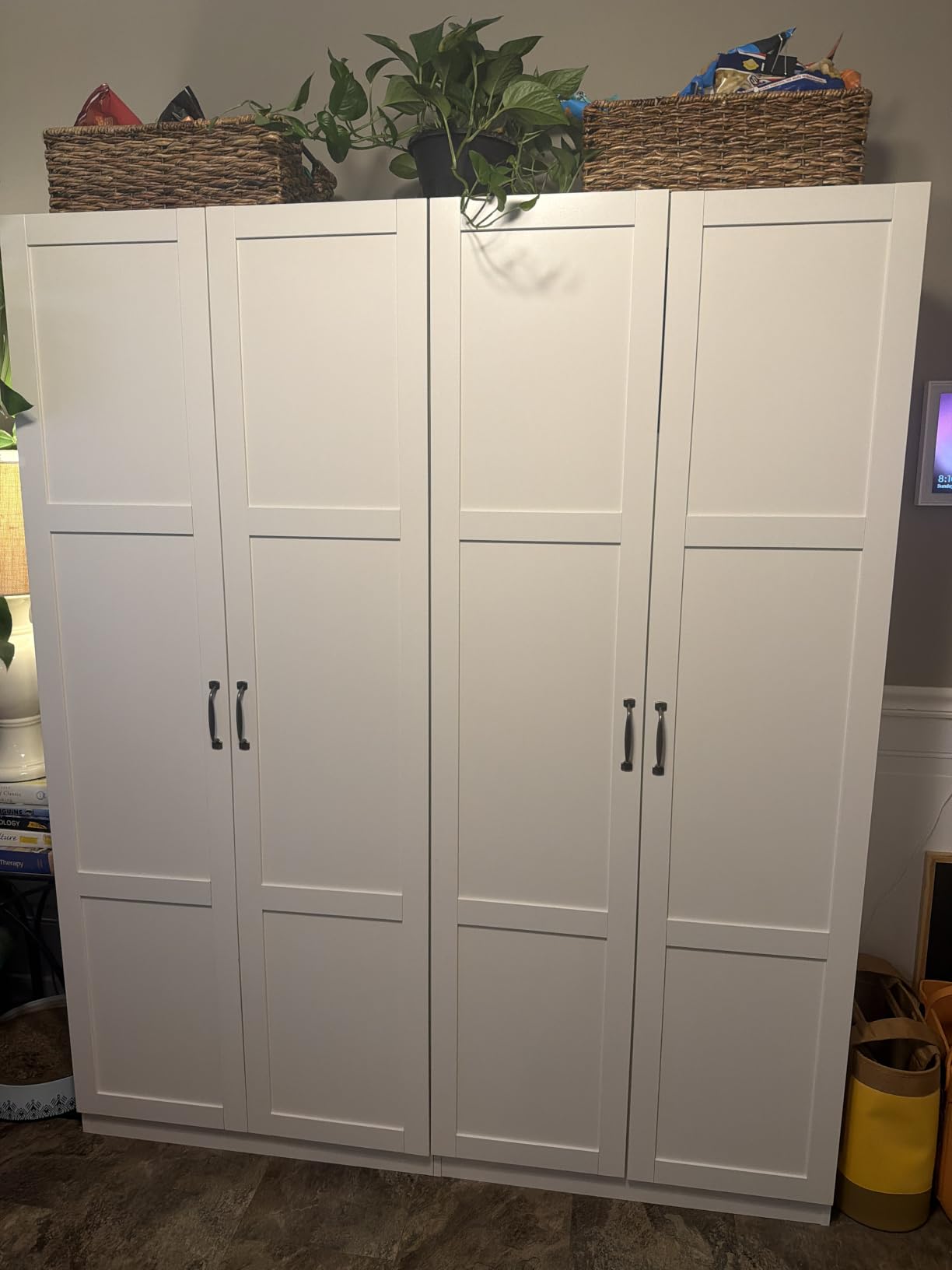 Sauder Select Storage Cabinet / Pantry Cabinets, White Finish customer photo 2