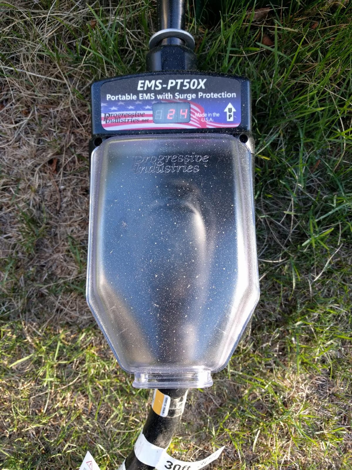 Progressive Industries EMS-PT50X Portable RV Surge Protector, Black, 50 Amp customer photo 1
