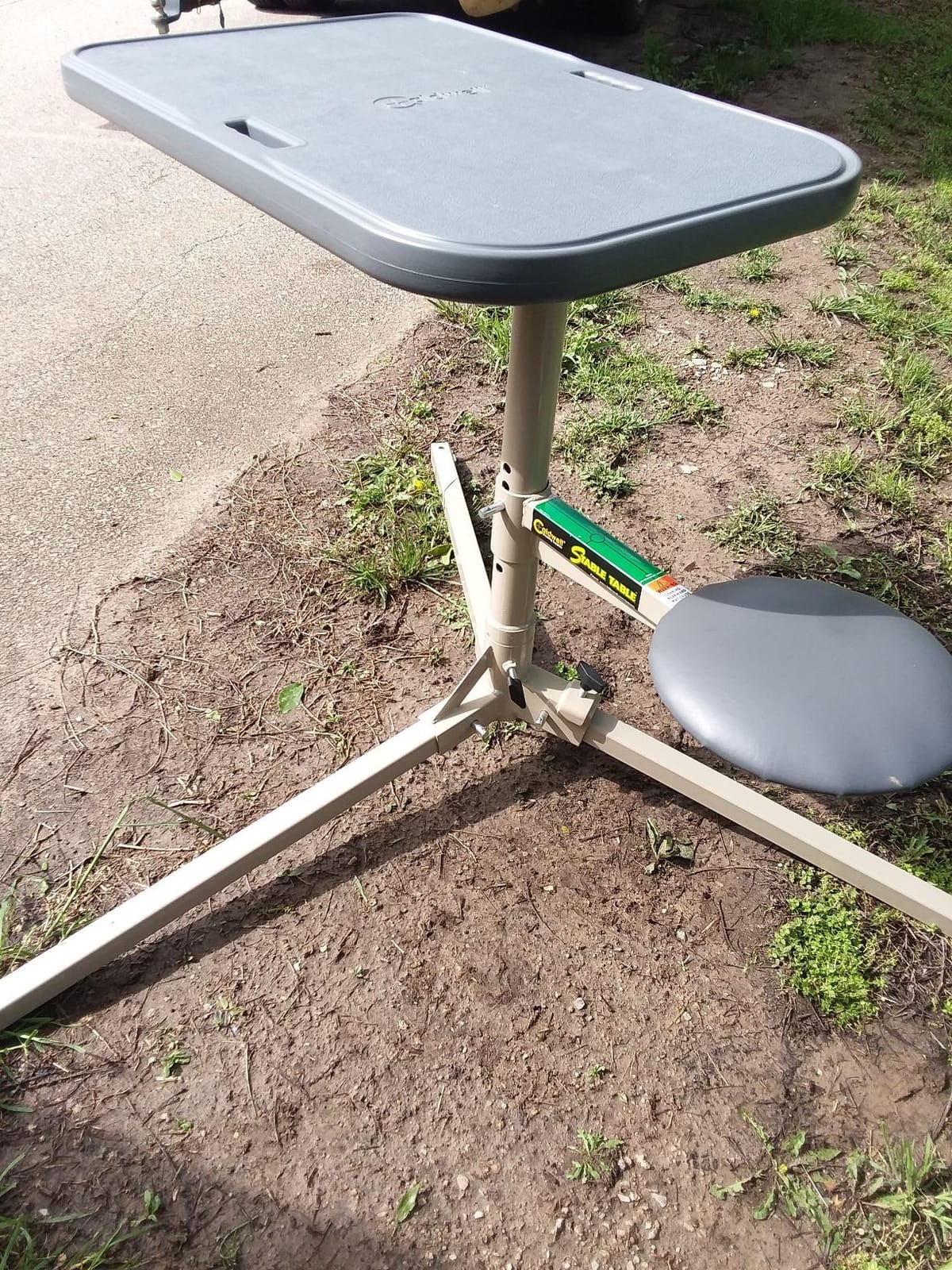 Caldwell Stable Table Lite with Weatherproof Tabletop, Ambidextrous Seat and Fully Collapsible Design for Easy Transport and Outdoor Target Shooting customer photo 1