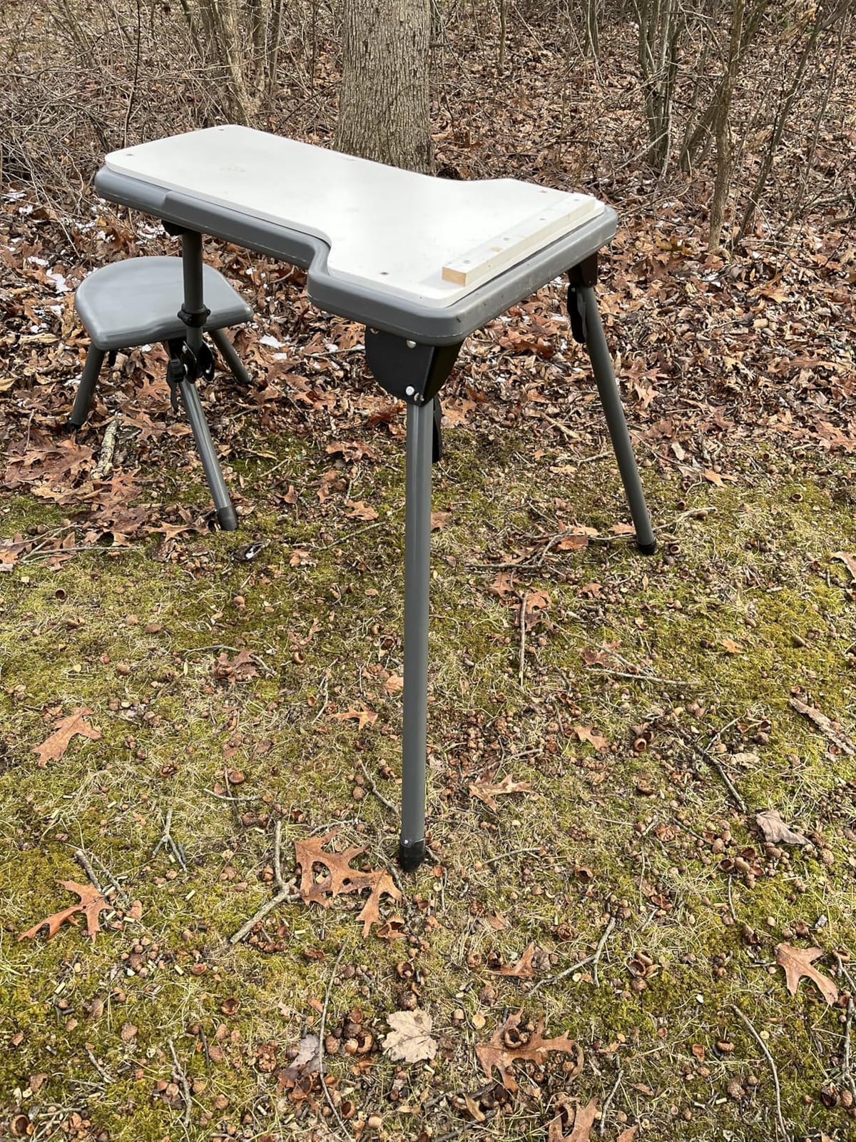 Caldwell Stable Table Lite with Weatherproof Tabletop, Ambidextrous Seat and Fully Collapsible Design for Easy Transport and Outdoor Target Shooting customer photo 2