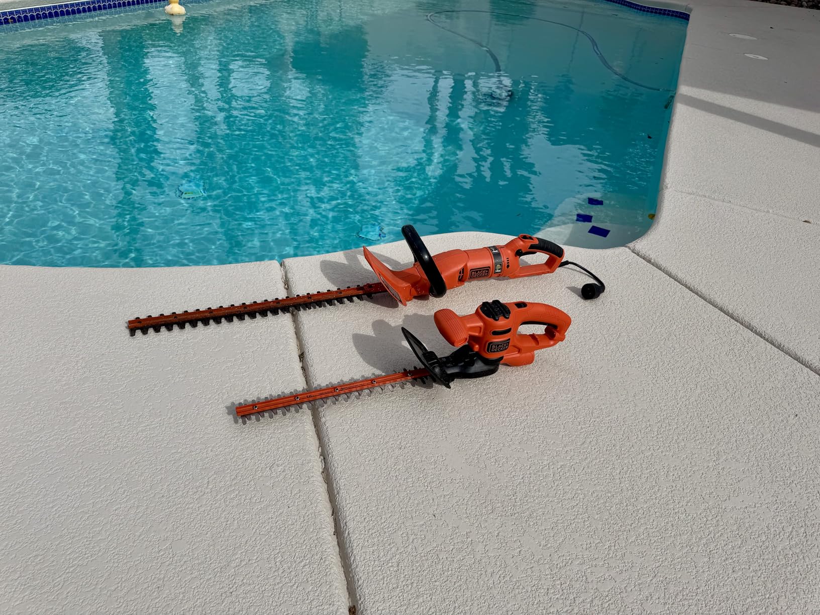 BLACK+DECKER Electric Hedge Trimmer, 16-Inch 3.0 Amp Compact Corded Power Hedge Trimmer (BEHT100) customer photo 2