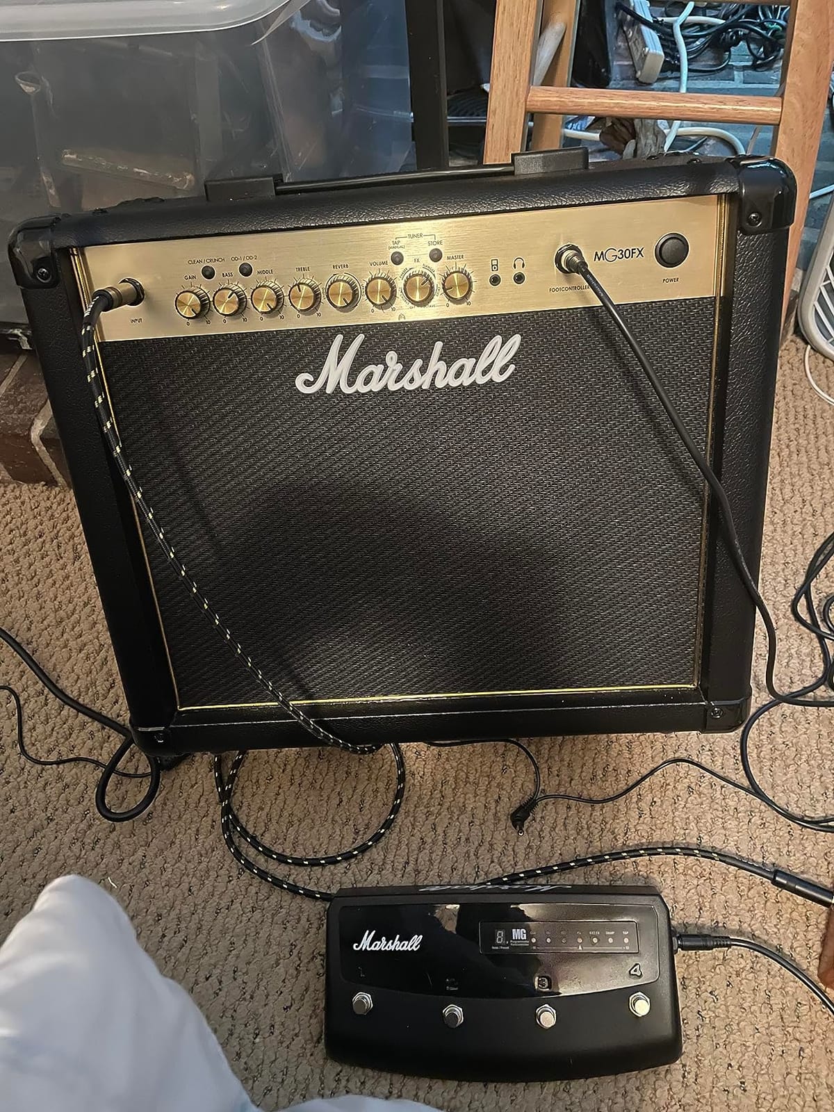 Marshall MG30GFX Combo Guitar Amplifier - 30W Output, Digital Effects customer photo 1