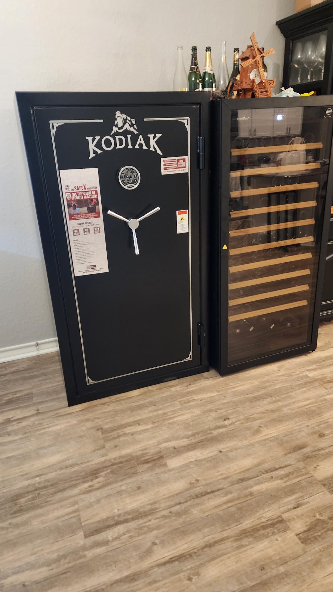 Kodiak Gun Safe for Rifles & Pistols, KBX5933 by Rhino Metals with New SafeX Security System, 46 Long Guns & 6 Handguns, 40 Minute Fire Protection, Door Organizer for Handguns & Ammo, 470lbs customer photo 1
