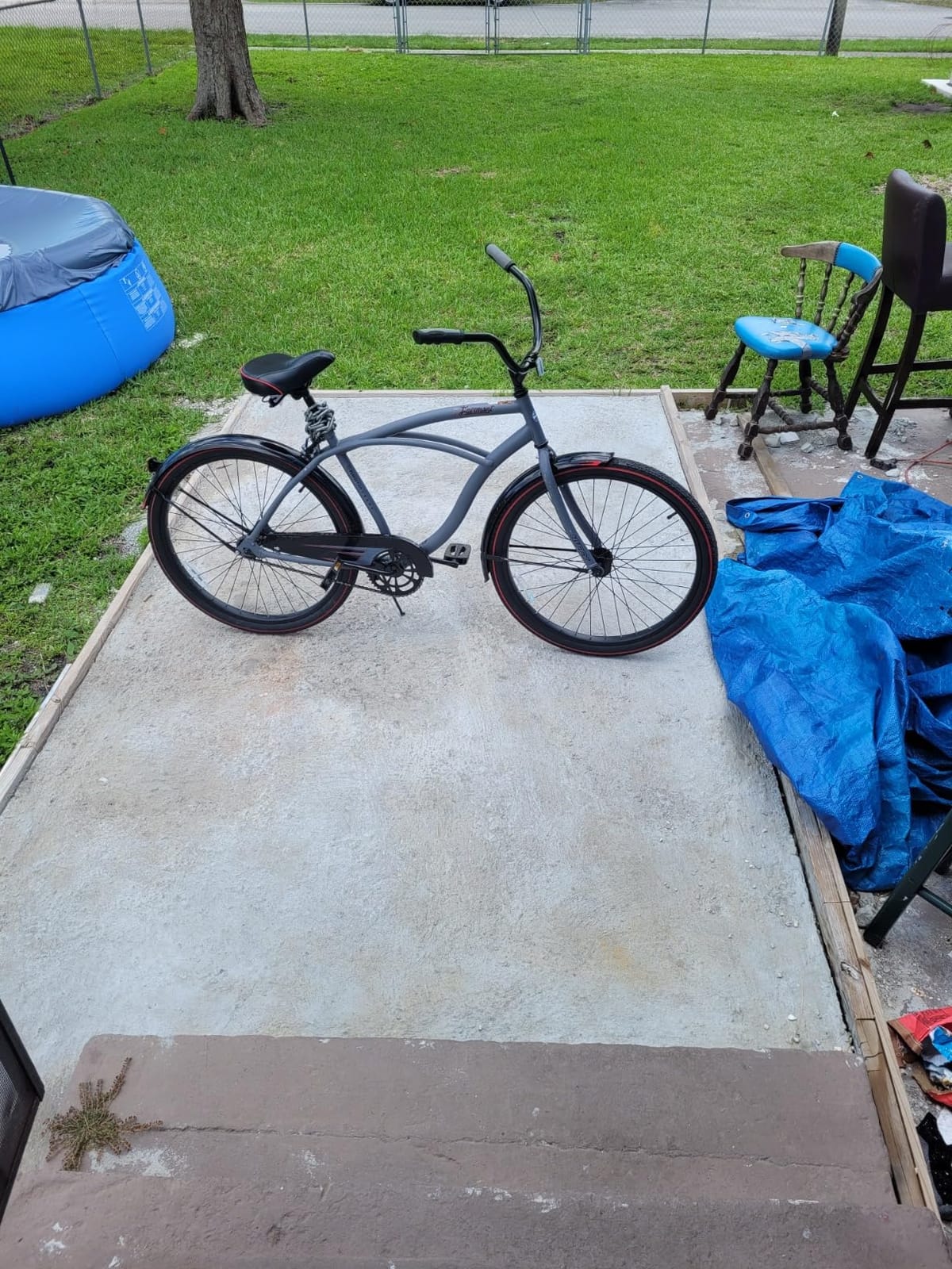 Huffy Cruiser Bike, Fairmont or Woodhaven Model, 20/24/26 Inch Sizes, Perfect for Casual Rides, Ergonomic Design, Rear Rack and Basket on Woodhaven Model, Simple Coaster Brakes, Multiple Color Options customer photo 1
