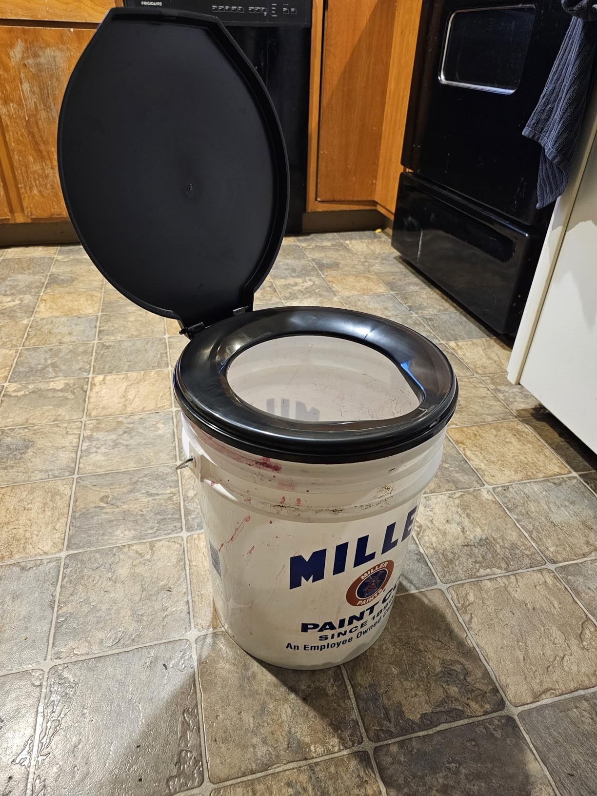 72 HRS Premium Portable Camping Toilet Seat with Lid for 5 Gallon Buckets | Portable Toilet for Outdoor Camping, Hiking, Emergency Prep, Backcountry, Car, Boat, Road Trips, No Bucket Included customer photo 2