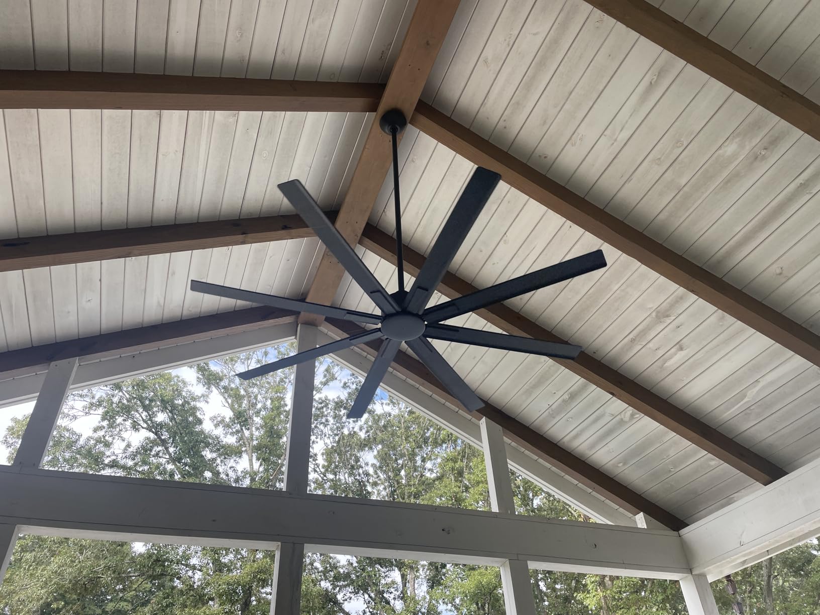 Minka-Aire F896-65-CL Xtreme H2O 65 Inch Outdoor Ceiling Fan with DC Motor in Coal Finish customer photo 2