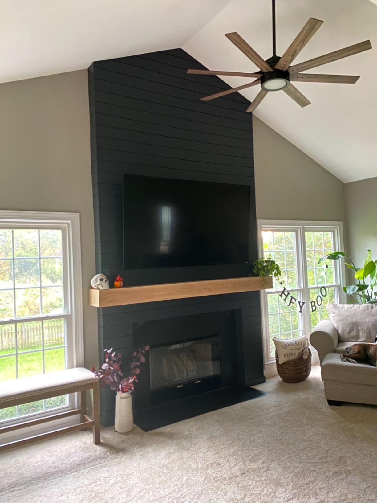 Honeywell Ceiling Fans Xerxes Modern 62 Inch Ceiling Fan with Light, Remote Control Fan, LED Indoor Fan with 8 Blades, Dark Elm and Rough Pine Blade Finish Options, Bronze (50609-01) customer photo 1