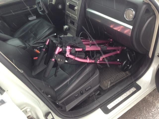 Stander Wonder Rollator Plus, Lightweight Folding Mobility Rolling-Walker, EZ Fold-N-Go-Rollator for Seniors and Adults, 6-inch Wheels, Locking Brakes and Padded Seat with Backrest, Cobalt Blue customer photo 2
