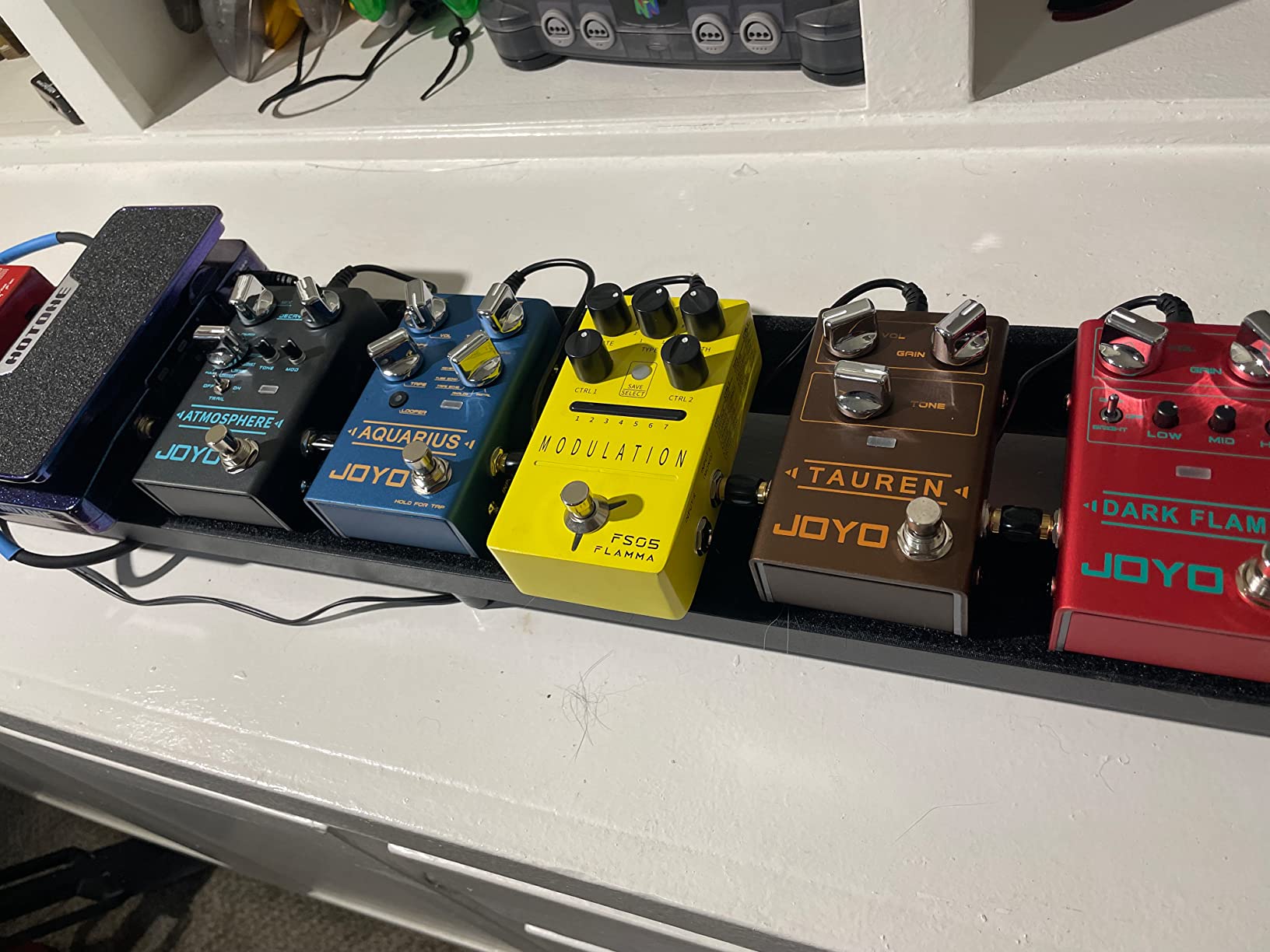 JOYO Overdrive Guitar Pedal, Transparent Overdrive/Touch-Sensitive/Clean Boost to Warm Drive, Ambient LED with Bypass (Tauren R-01) customer photo 1