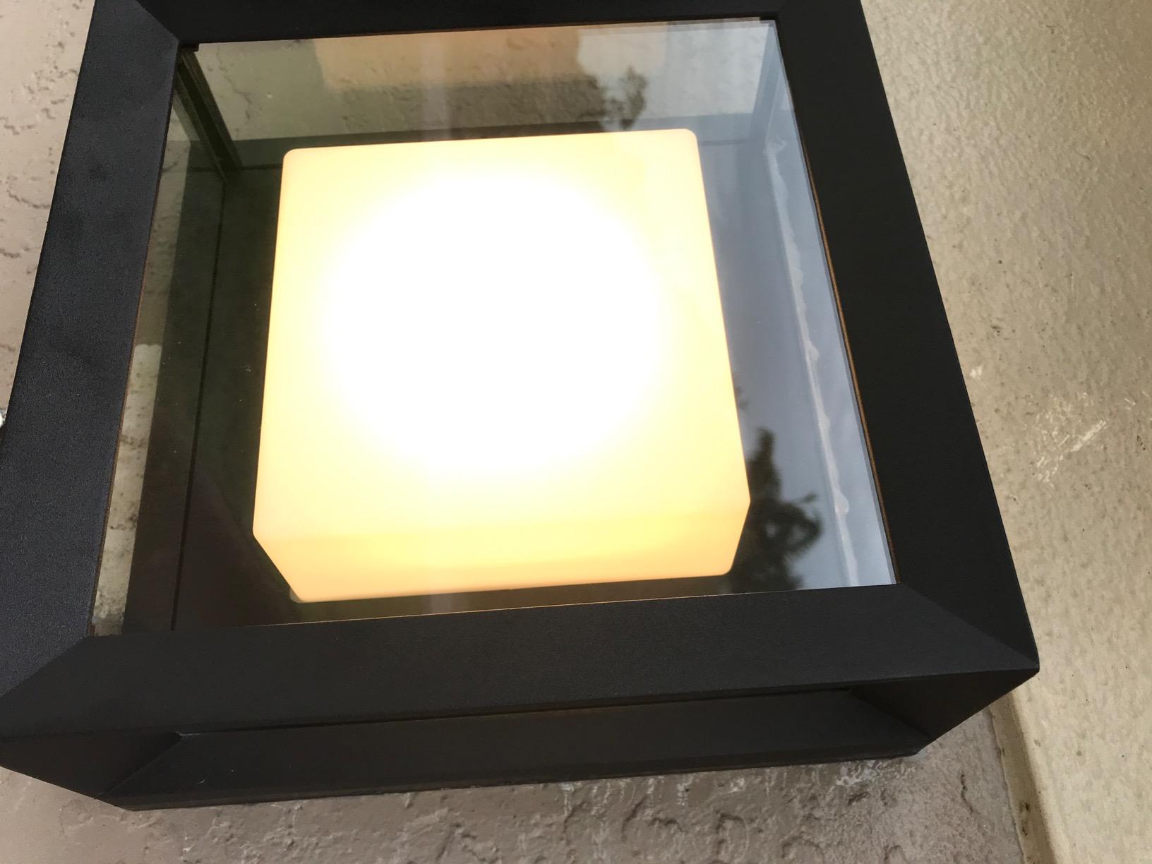 Philips Hue Econic Square Outdoor Smart Wall Light, Black - White and Color Ambiance LED Color-Changing Light - 1 Pack - Requires Hue Bridge - Control with Hue App and Voice - Weatherproof customer photo 2