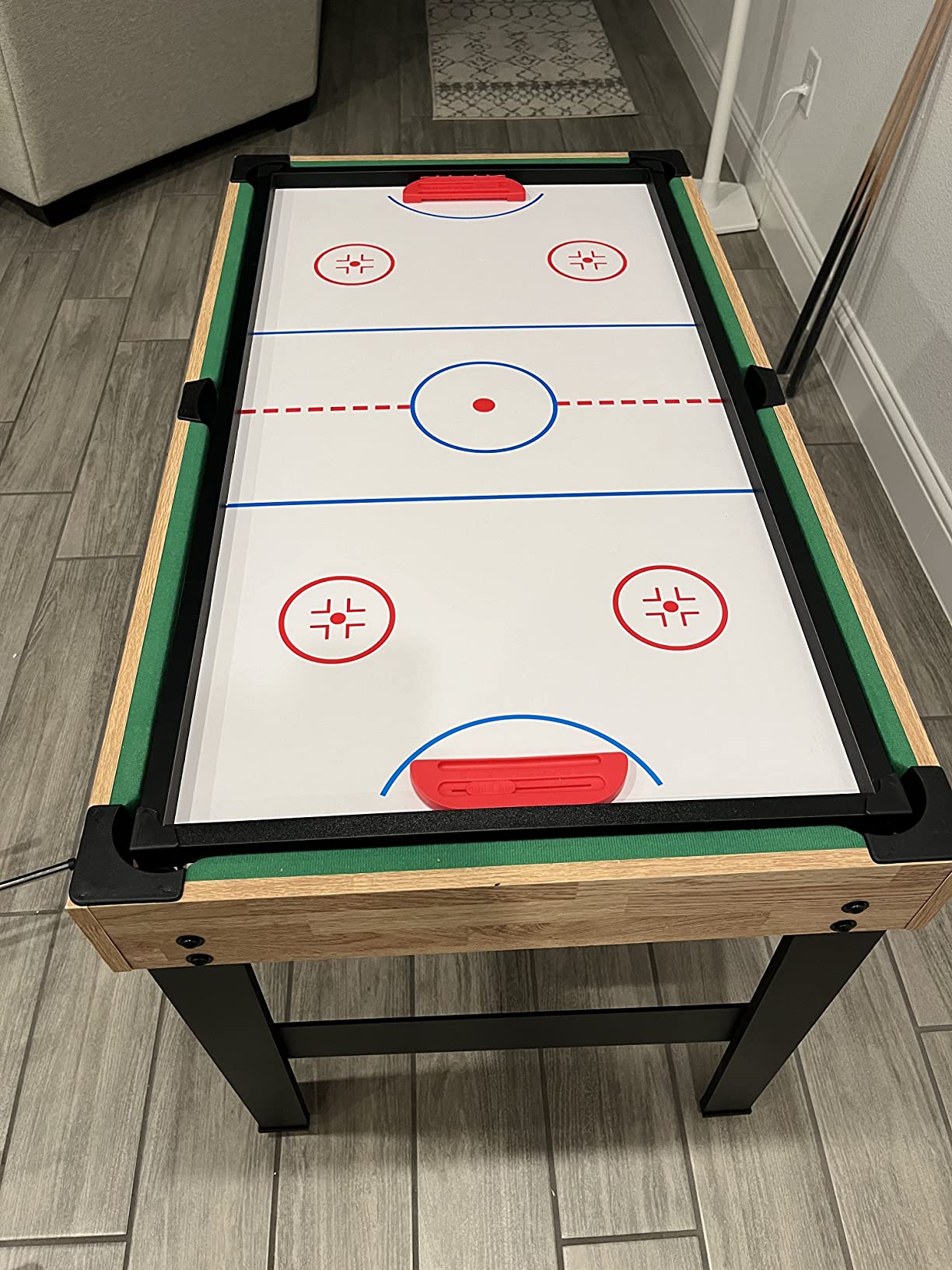 Best Choice Products 2x4ft 10-in-1 Combo Game Table Set w/Hockey, Foosball, Pool, Shuffleboard, Ping Pong, Chess, Checkers, Bowling, Backgammon customer photo 1