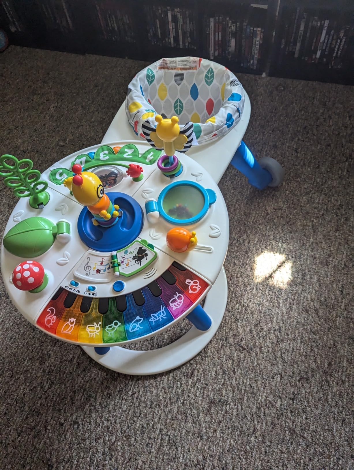 Baby Einstein 4-in-1 Activity Center & Walker with Piano, Age 6M+ | 4 ways to grow: walker, discovery table, art table & floor play-entertains babies 6-36 months with 15+ activities customer photo 2