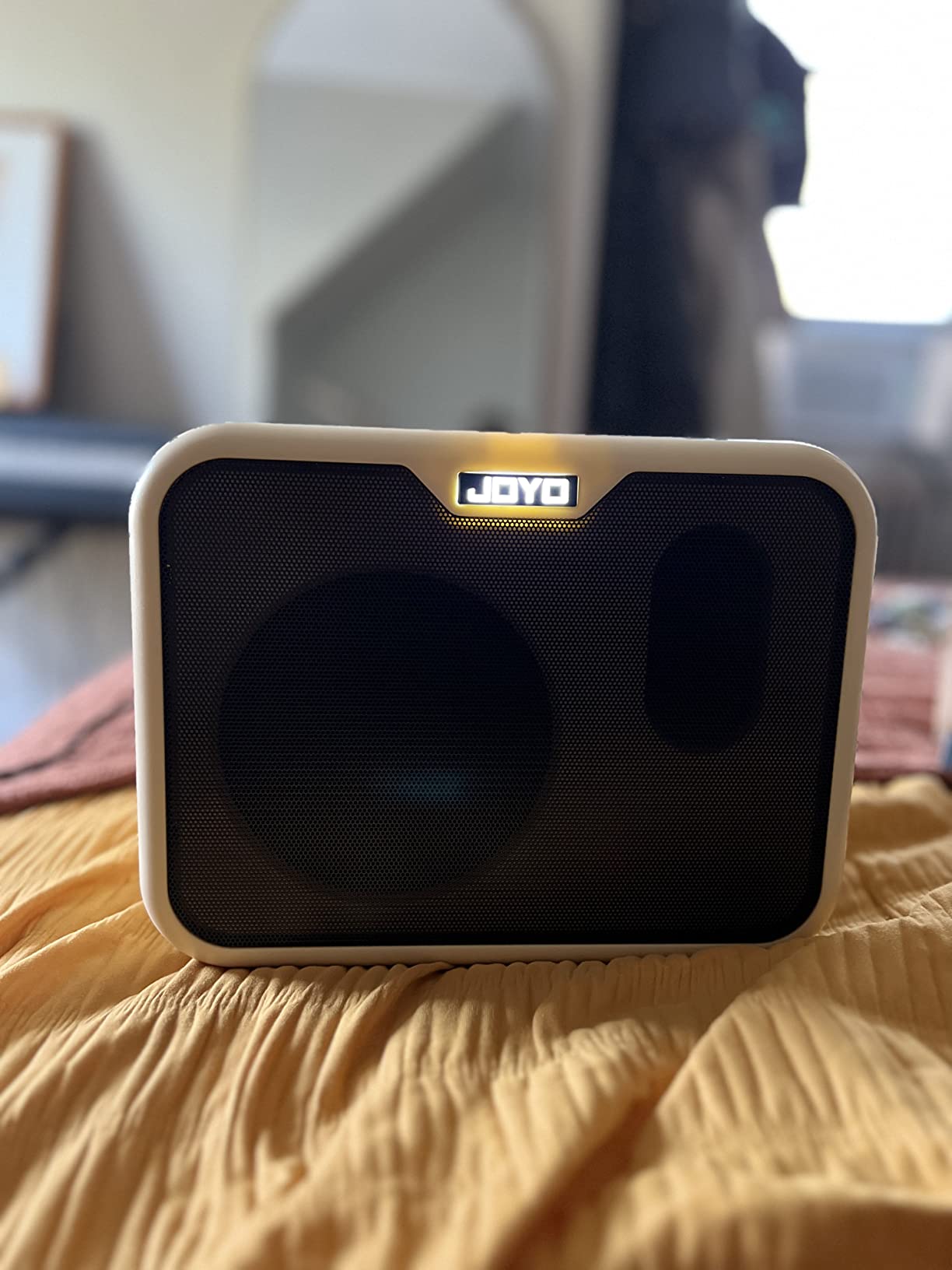 JOYO 10W Mini Bass Amp Bass Guitar Practice Amp Combo Bass Amplifier Portable Small Battery Powered Bass Amp Dual Channel (MA-10B) customer photo 1