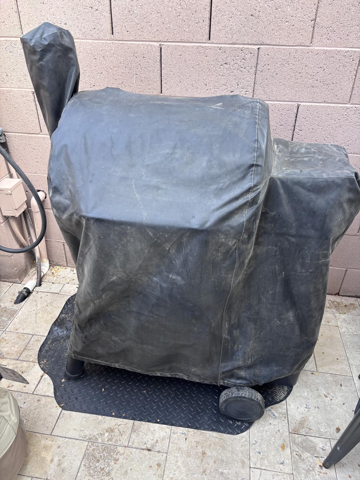 SHINESTAR Pit Boss Grill Cover for 850 DX & 820 Deluxe, 900D Oxford Tear Resistant Waterproof Cover, Fits Pro Series PB820PS1 PB850PS2 Competition Sportsman Wood Pellet Grills, 60 x 27 x 50 in customer photo 1