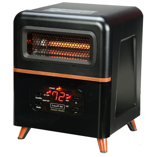DR. INFRARED HEATER DR-978 New Upgraded Dual Heating Hybrid Portable Infrared Space Heater, 1500W with Remote customer photo 1