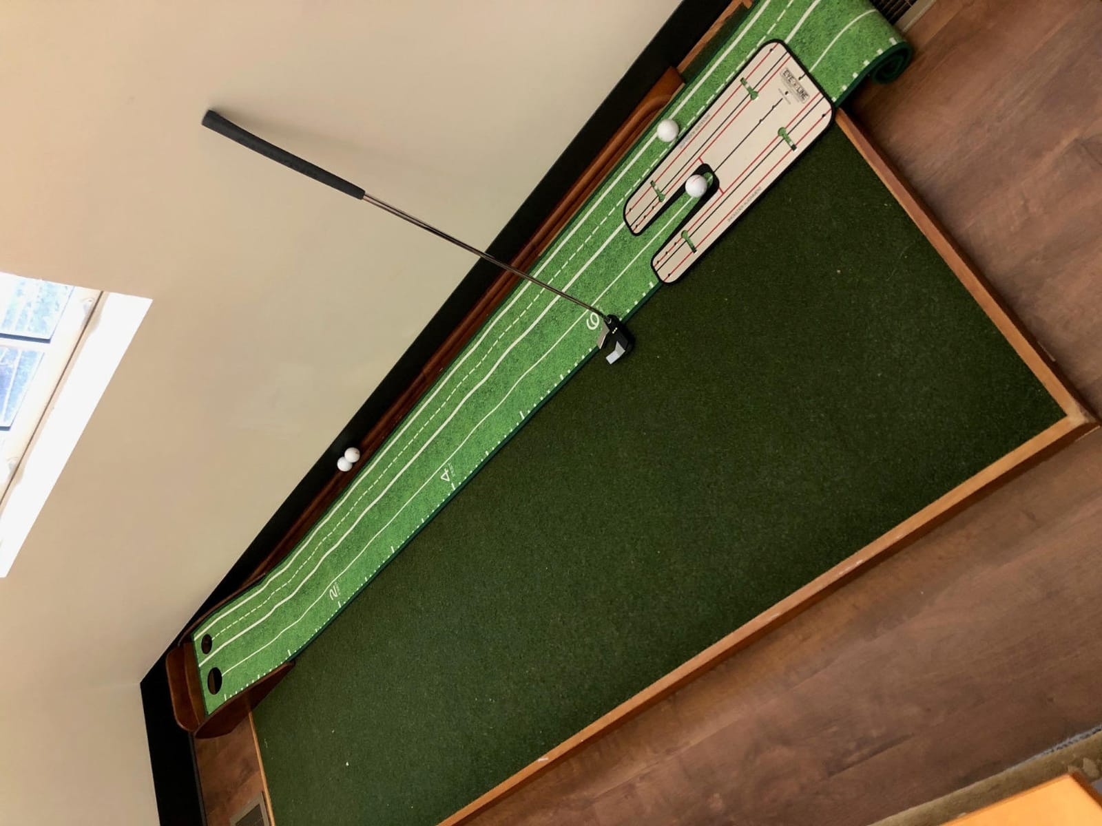 Perfect Practice Putting Mat & Chipping Net, Indoor & Outdoor Putting Green, Chipping Mat for Home & Office, Premium Golf Training Aids for Putting Practice with Realistic Turf, Golf Gifts for Men customer photo 2