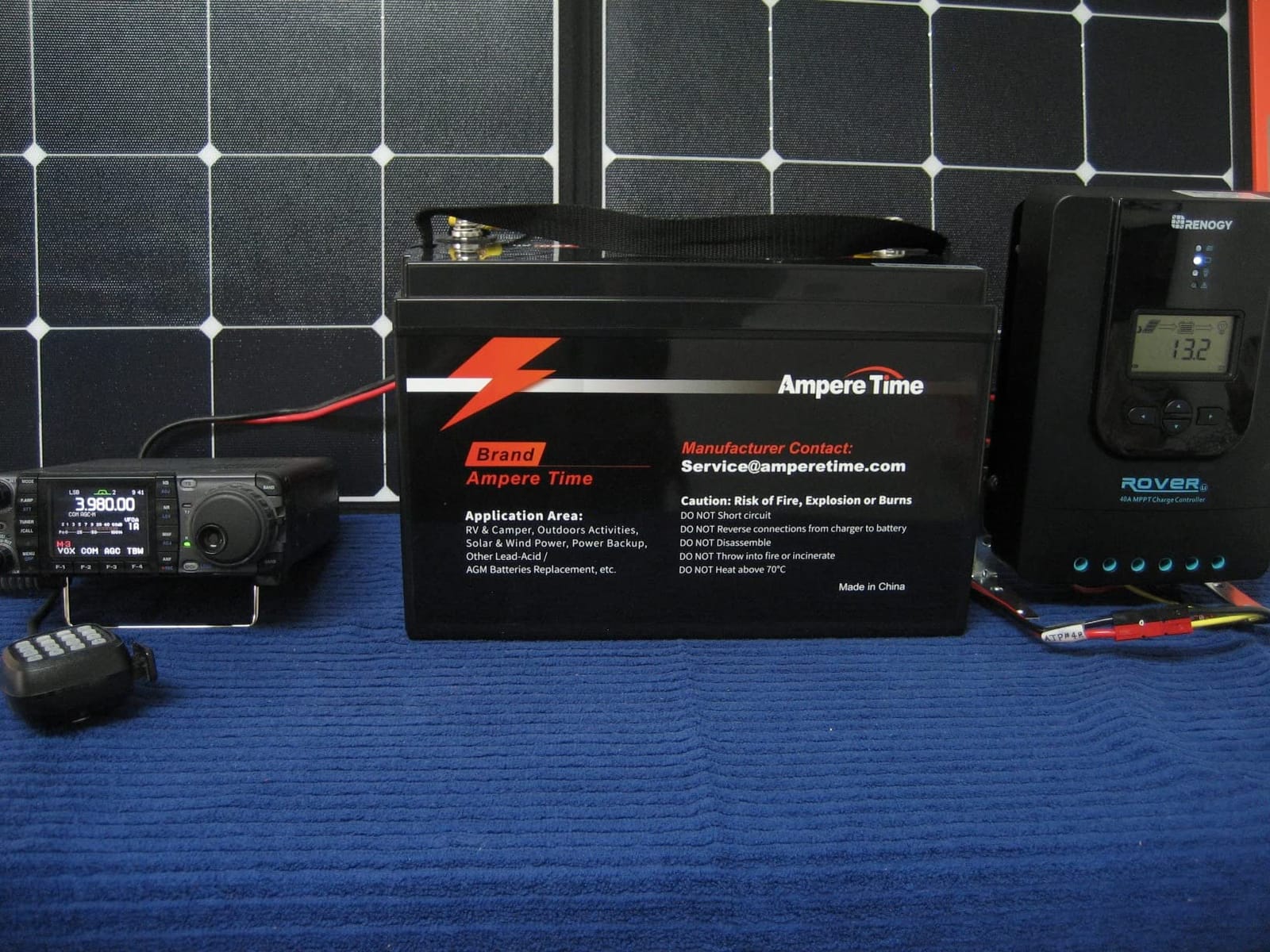 LiTime 12V 100Ah RV Lithium Battery, Group 31 Rechargeable LiFePO4 Battery with Up to 15000 Deep Cycles, 1.28kWh and Higher Energy Density, Perfect for Van, Trolling Motors, Boat, Marine. (1 Pack) customer photo 1