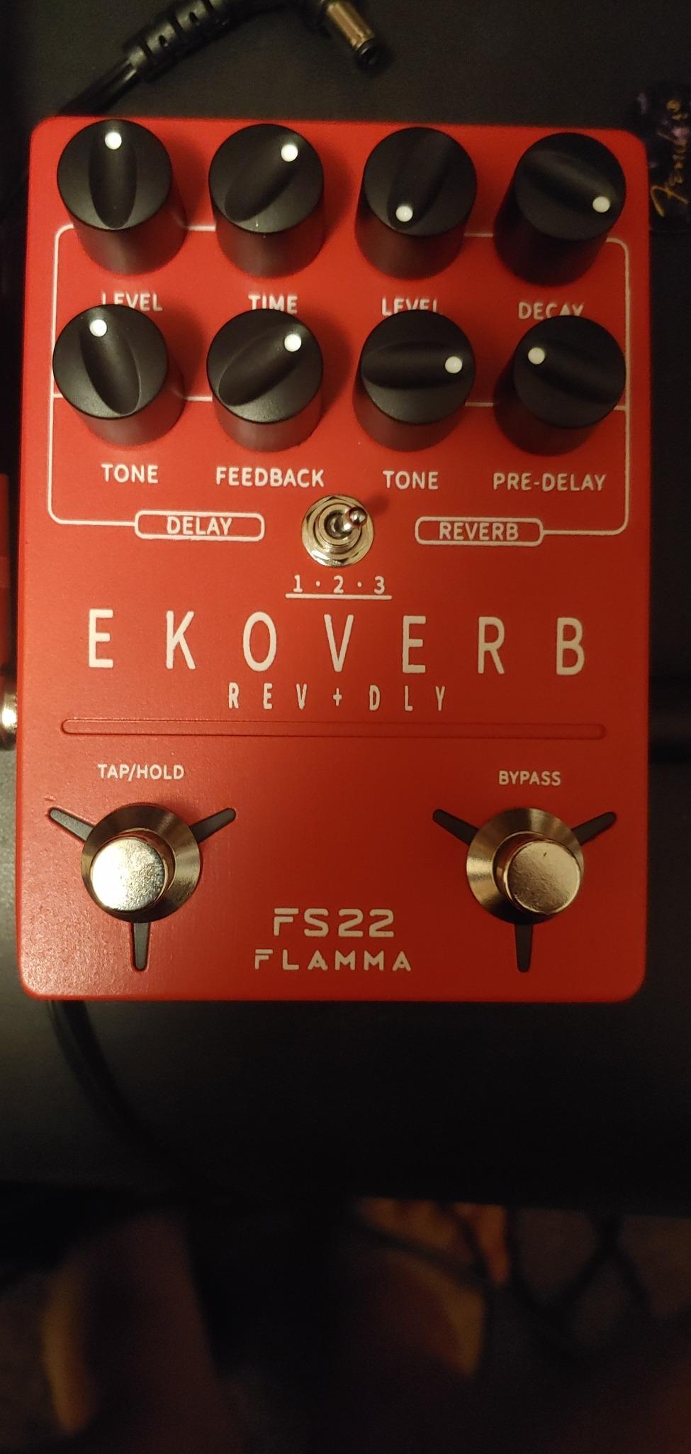 FLAMMA FS22 Stereo Delay & Reverb Combo Effects Pedal Ambient Guitar Pedal customer photo 1