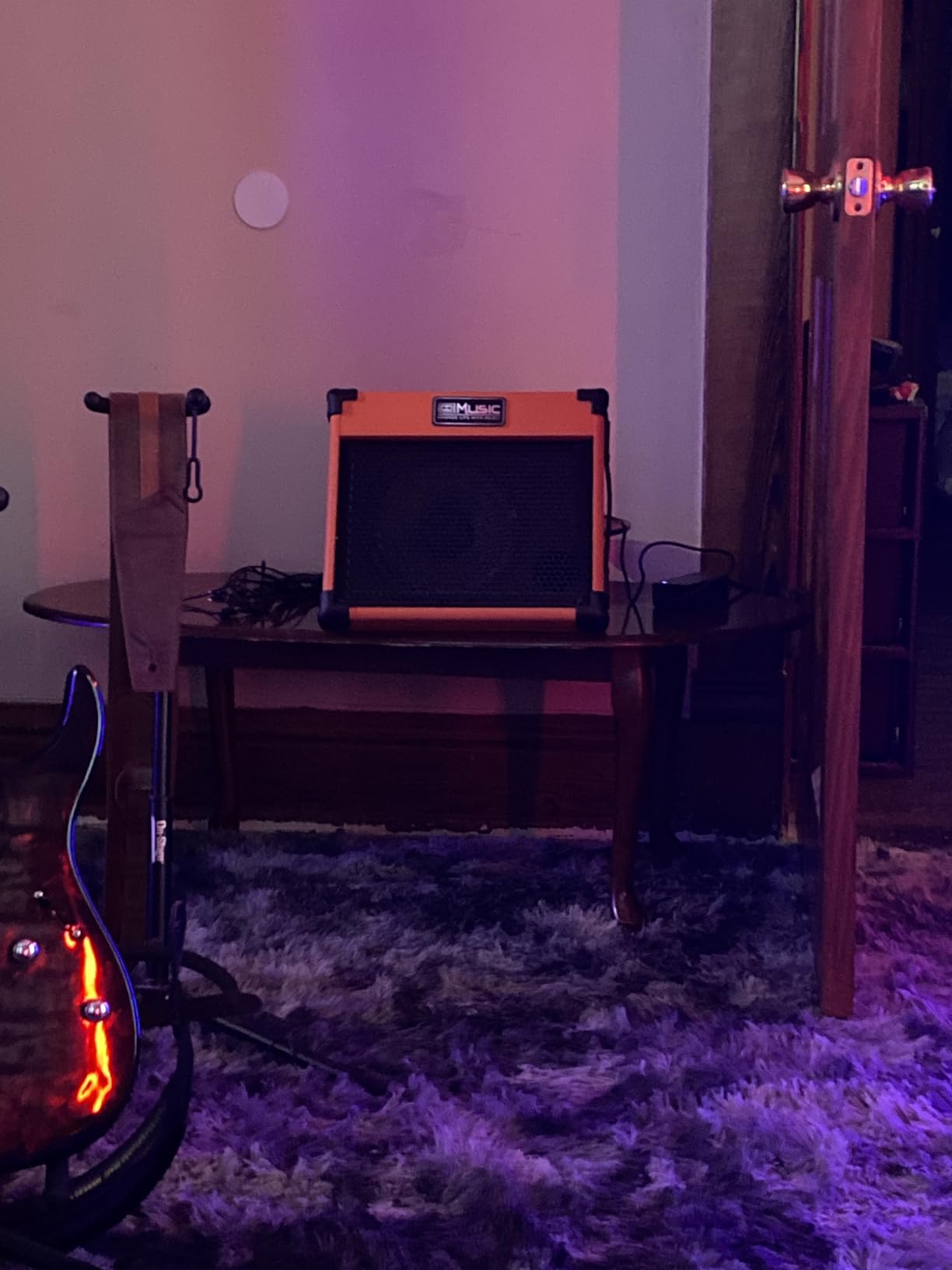 20 Watt Acoustic Guitar Amplifier with Bluetooth, Reverb Chorus Effect, 3 Band EQ for Guitar and Microphone customer photo 2
