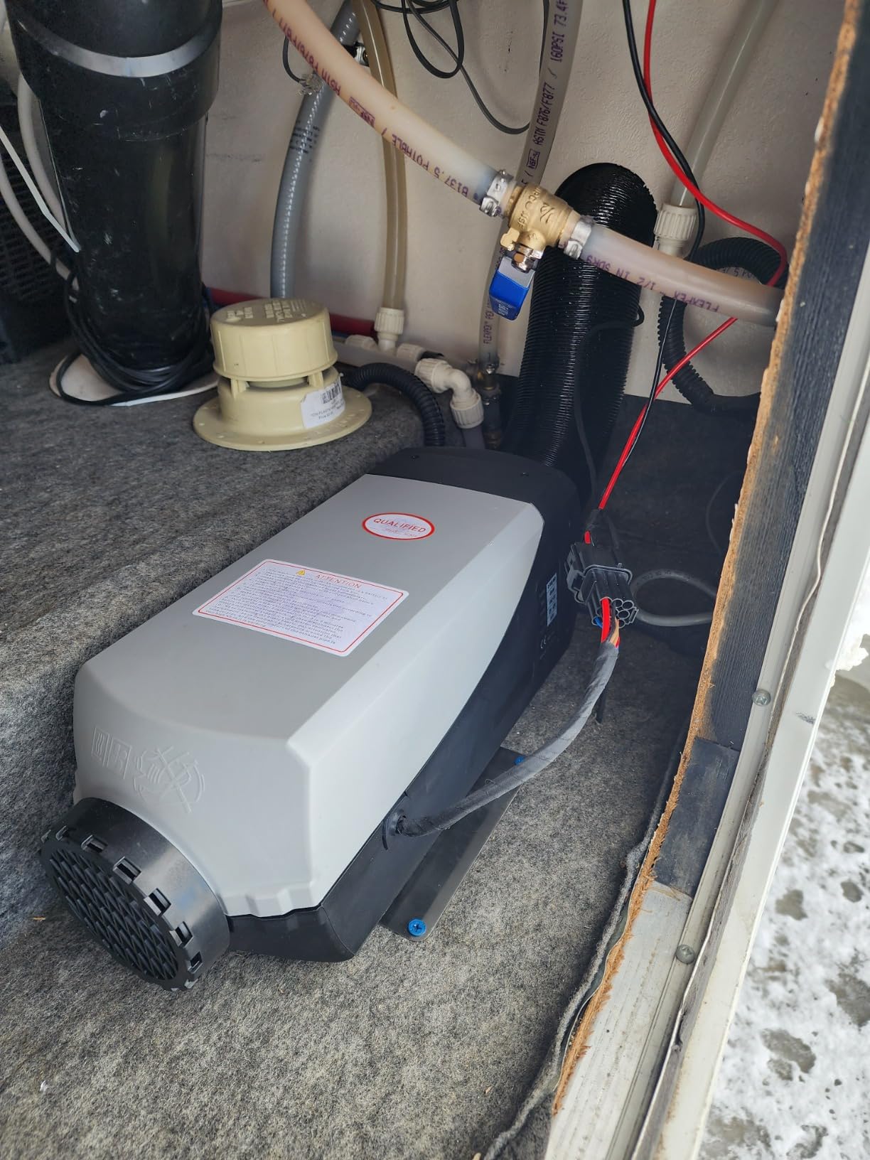 WAYSKA Diesel Air Heater 12V, 15L Tank, Diesel Heater 8KW, Muffler, Diesel Parking Heater with LCD Monitor & Remote Control for Trucks, Trailer, Boat and Motor-Home customer photo 2