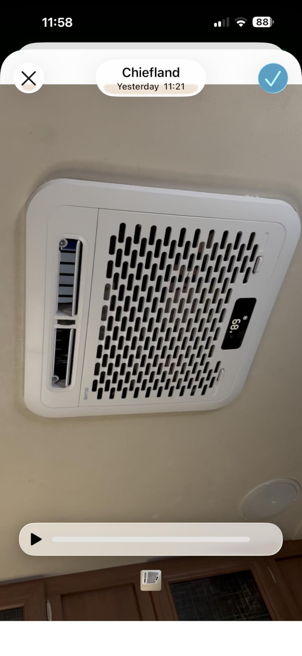 RecPro RV Air Conditioner 15K Ducted or Non-Ducted | Quiet AC | 110-120V | Heat Pump and Cooling | Easy Install | All-in-One Unit | For Camper, Fifth Wheel, Food Trucks (Ducted, White) customer photo 1
