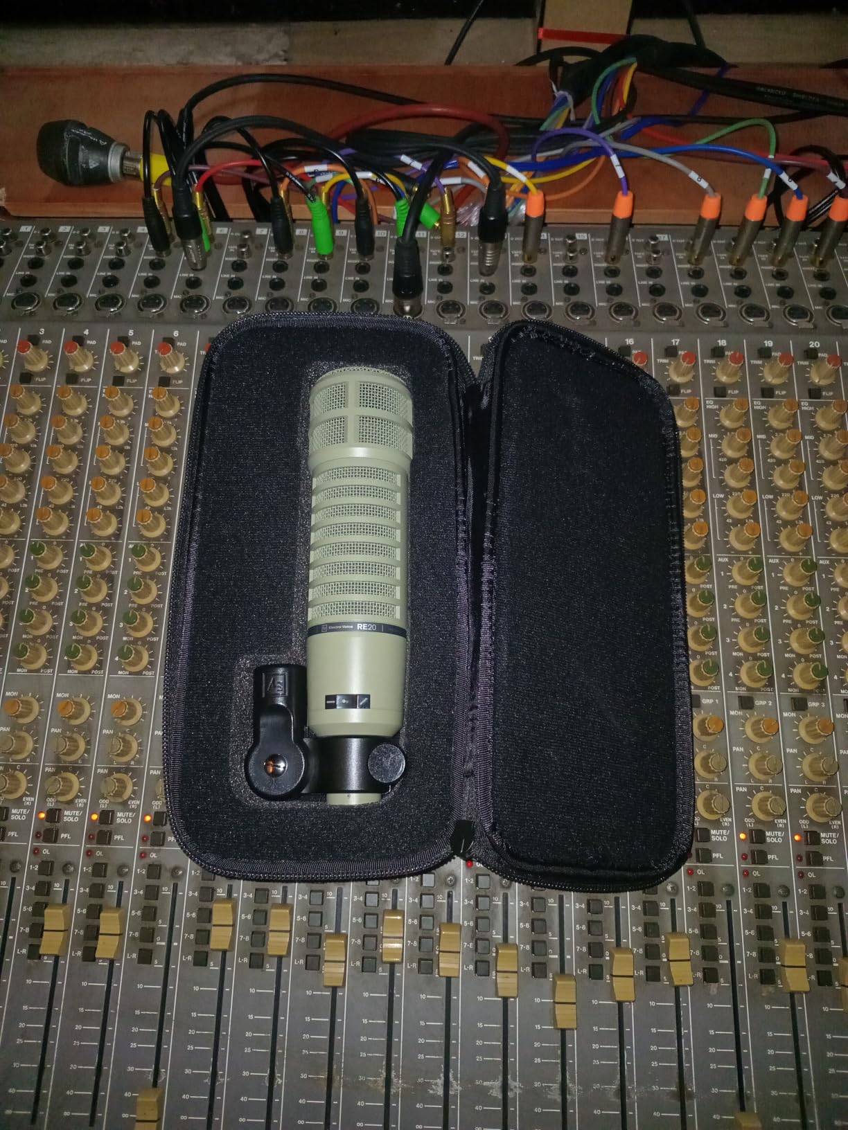 Electro-Voice RE20-BLACK Dynamic Broadcast Announcer Microphone customer photo 1