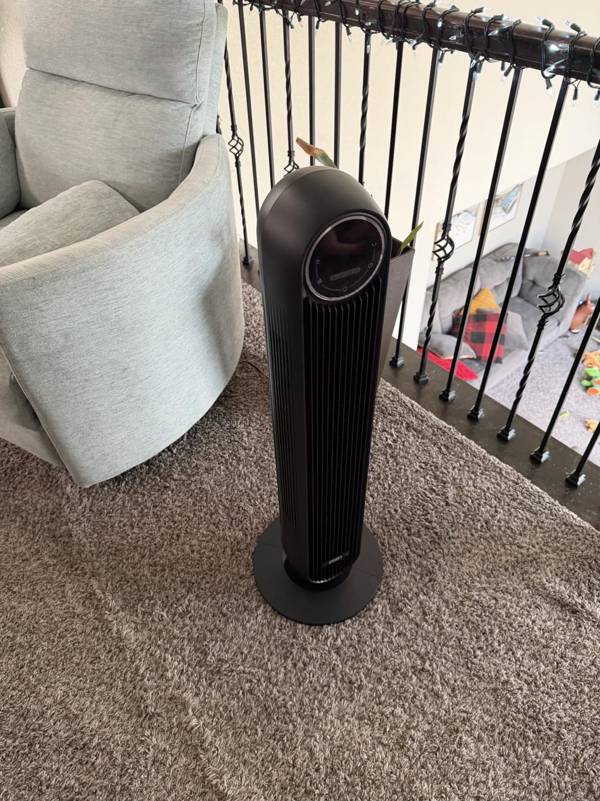 DREO Tower Fan for Bedroom, 28ft/s High Velocity, 9 Speeds, DC Motor | 2026 Upgraded Ultra-Quiet Fan, 4 Modes, 12H Timer, 90° Oscillating Cooling Standing Fan for Indoor Home Office Room, 42 inch customer photo 1