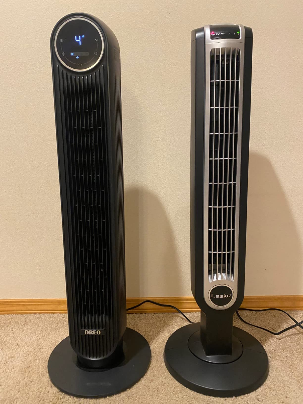 DREO Tower Fan for Bedroom, 28ft/s High Velocity, 9 Speeds, DC Motor | 2026 Upgraded Ultra-Quiet Fan, 4 Modes, 12H Timer, 90° Oscillating Cooling Standing Fan for Indoor Home Office Room, 42 inch customer photo 2