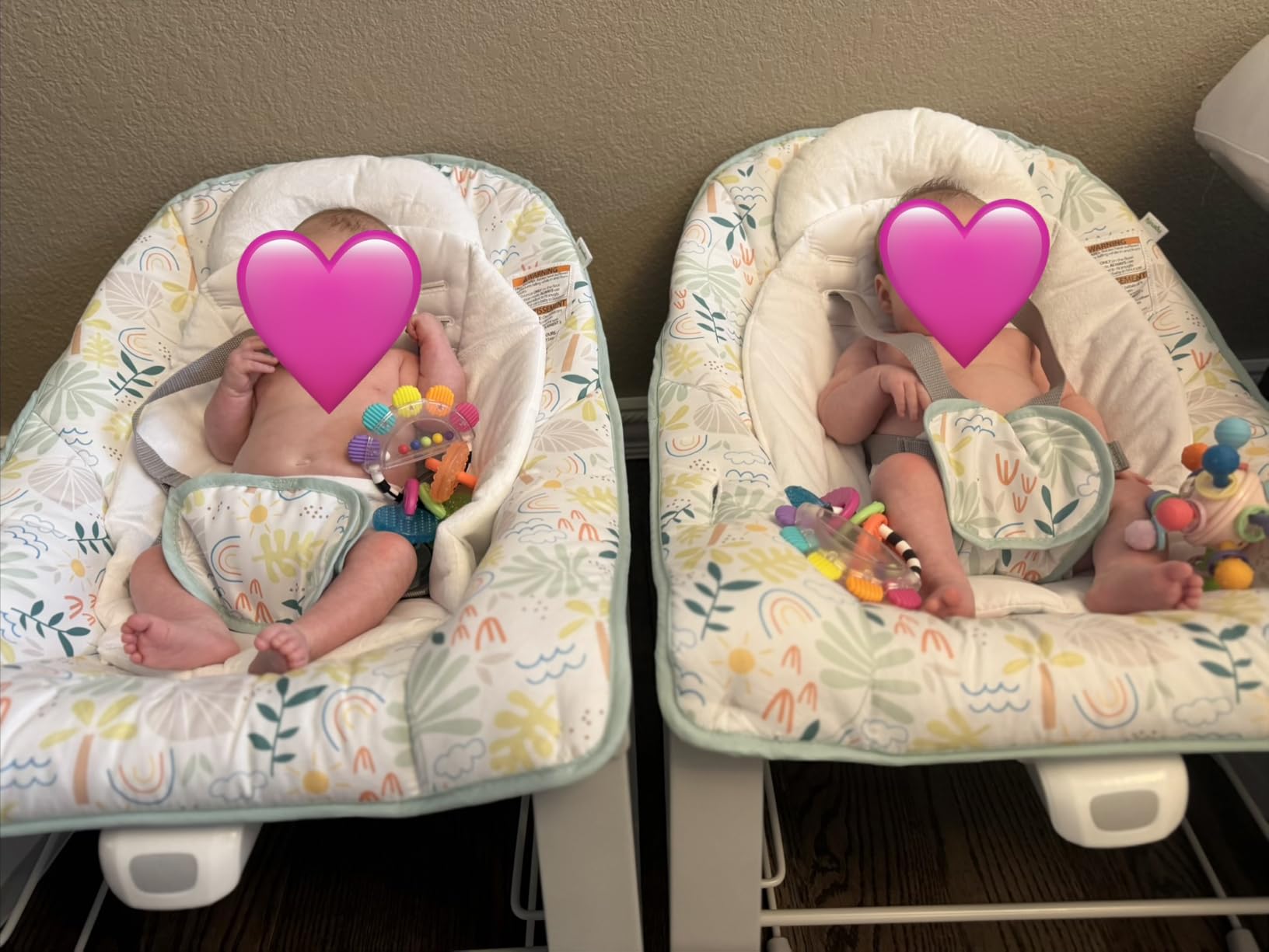 Ingenuity Keep Cozy 3-in-1 Grow with Me Vibrating Baby Bouncer, Seat & Infant to Toddler Rocker, Vibrations & -Toy Bar, 0-30 Months Up to 40 lbs (Weaver) customer photo 1