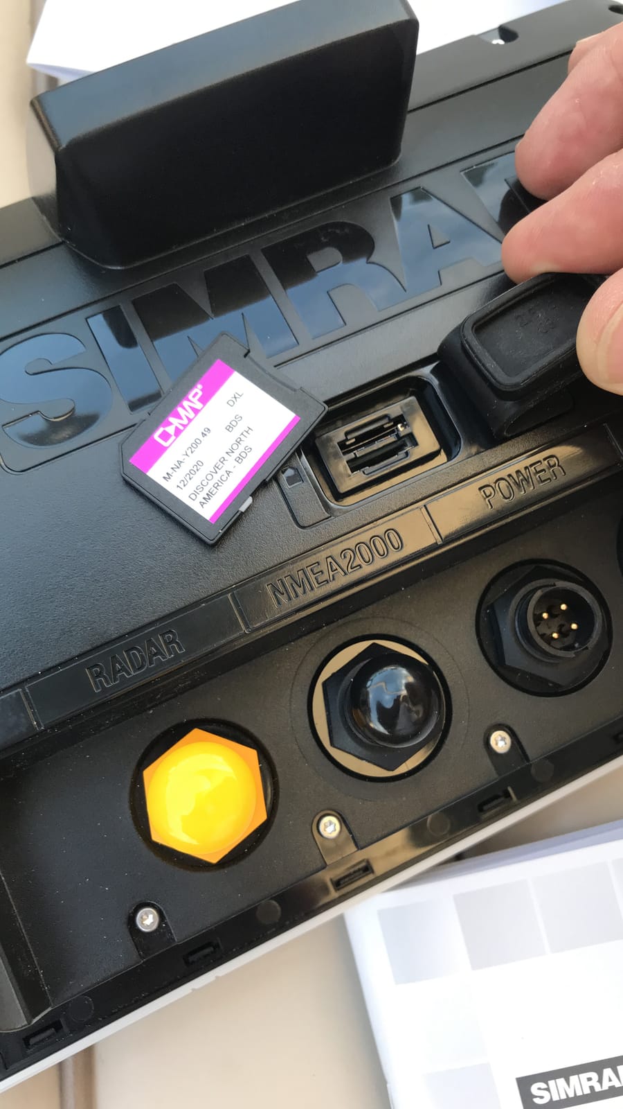 Simrad GO Chartplotter and Fish Finder, with Transducer and Radar Options, Preloaded C-MAP Discover Chart Card customer photo 1