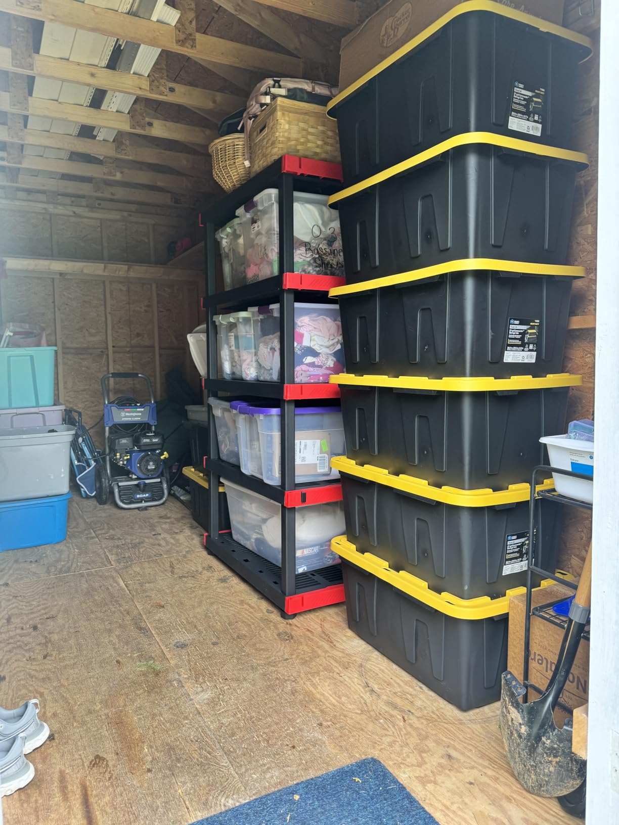 CX Craftsman 5-Tier Heavy Duty Plastic Storage Shelves, Garage Organization customer photo 2