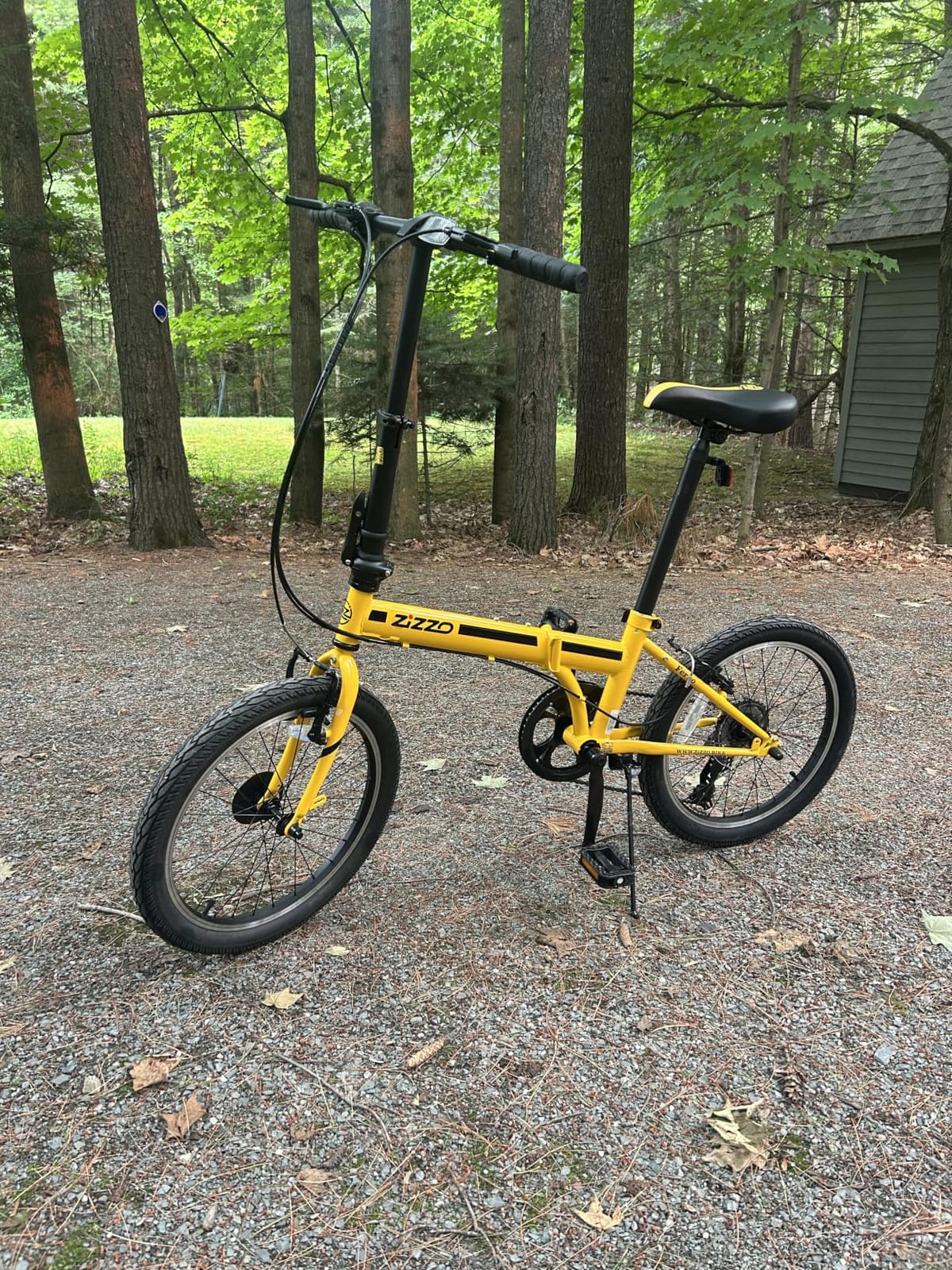 ZIZZO Ferro 20 inch Folding Bike, 7-Speed, Lightweight Steel Frame, Compact customer photo 2