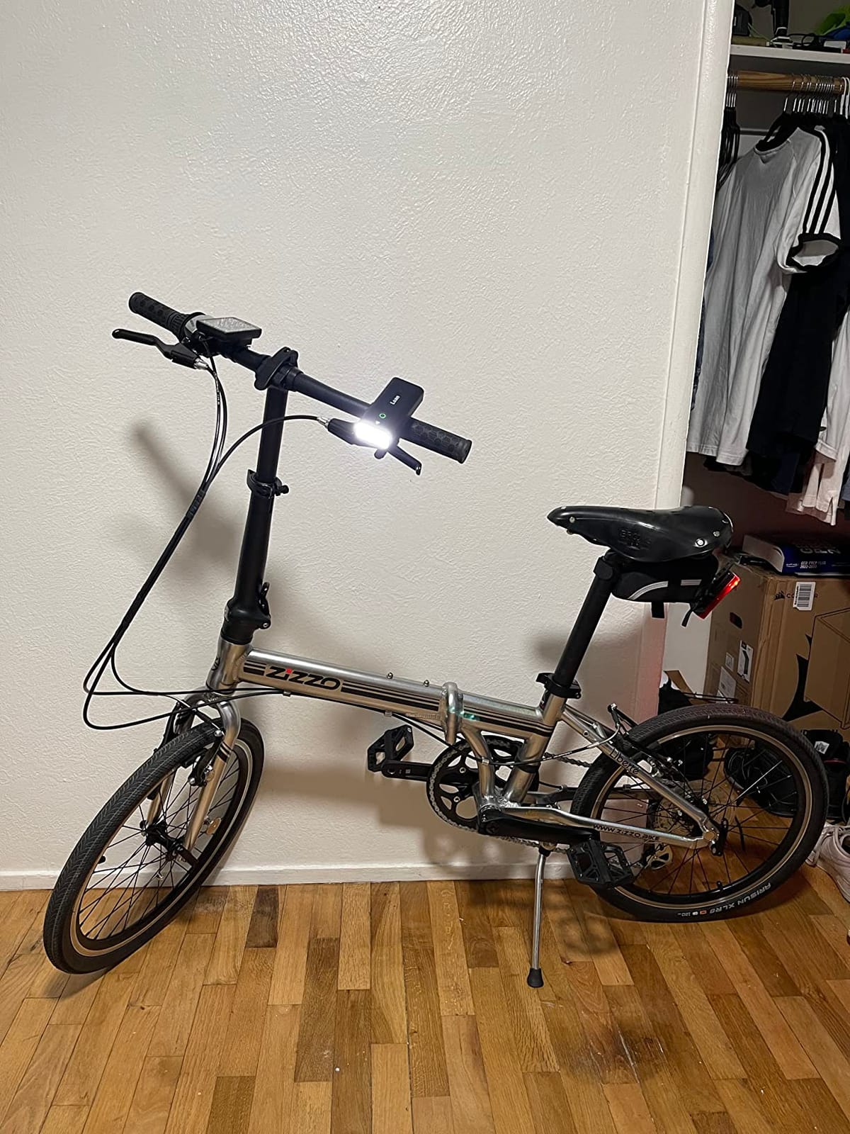 ZiZZO Liberte Plus 23 lb Lightweight Aluminum Alloy 20-Inch 8-Speed Folding Bicycle with Quick Release Wheels customer photo 1