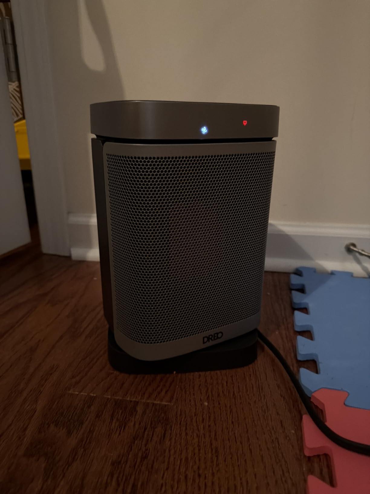 DREO Space Heater, Portable Electric Heaters for Indoor Use with Thermostat | 70° Oscillation, Remote, ECO, 12H Timer, 5 Modes, Safe Quiet Room Heater for Bedroom, 1500W PTC Ceramic Heater for Office customer photo 1