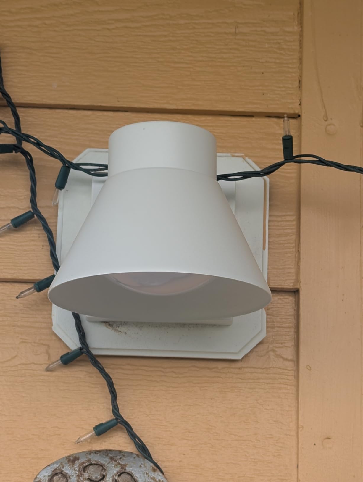 UME 2 Pack LED Outdoor Wall Light Fixtures, Black Front Porch Lights Wall Mount Lighting, Exterior Waterproof Wall Lantern Light Fixture Anti-Rust Farmhouse Wall Sconce for Patio, Doorway, Garage customer photo 2