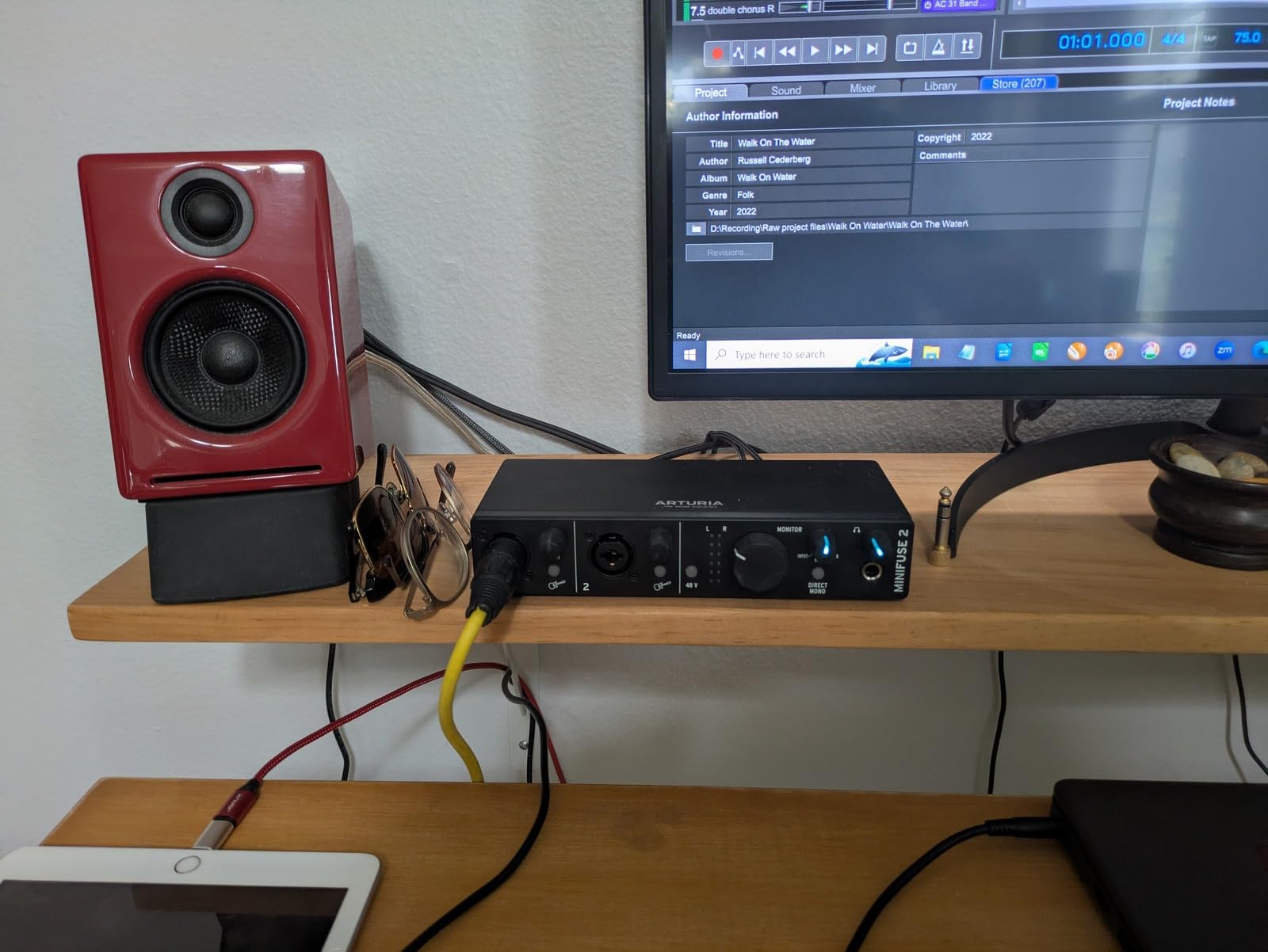Arturia MiniFuse USB Audio & MIDI Interface, MiniFuse 2 | Compact USB Audio and MIDI Interface with Creative Software for Recording, Production, Podcasting, Guitar customer photo 2