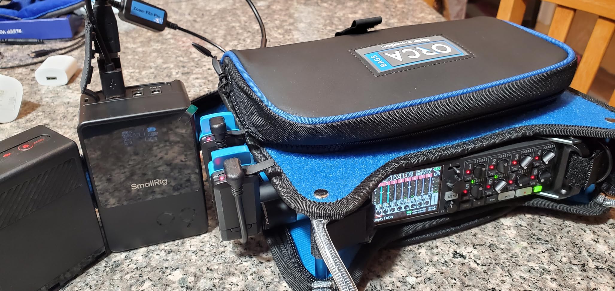 Zoom F8n Pro Field Recorder for Filmmakers with 8 Inputs & 10 Tracks | Clip-Free Audio with 32-Bit Float, 10 Tracks, Dual SD Cards, Ambisonics Mode, Wireless Bluetooth Control customer photo 2
