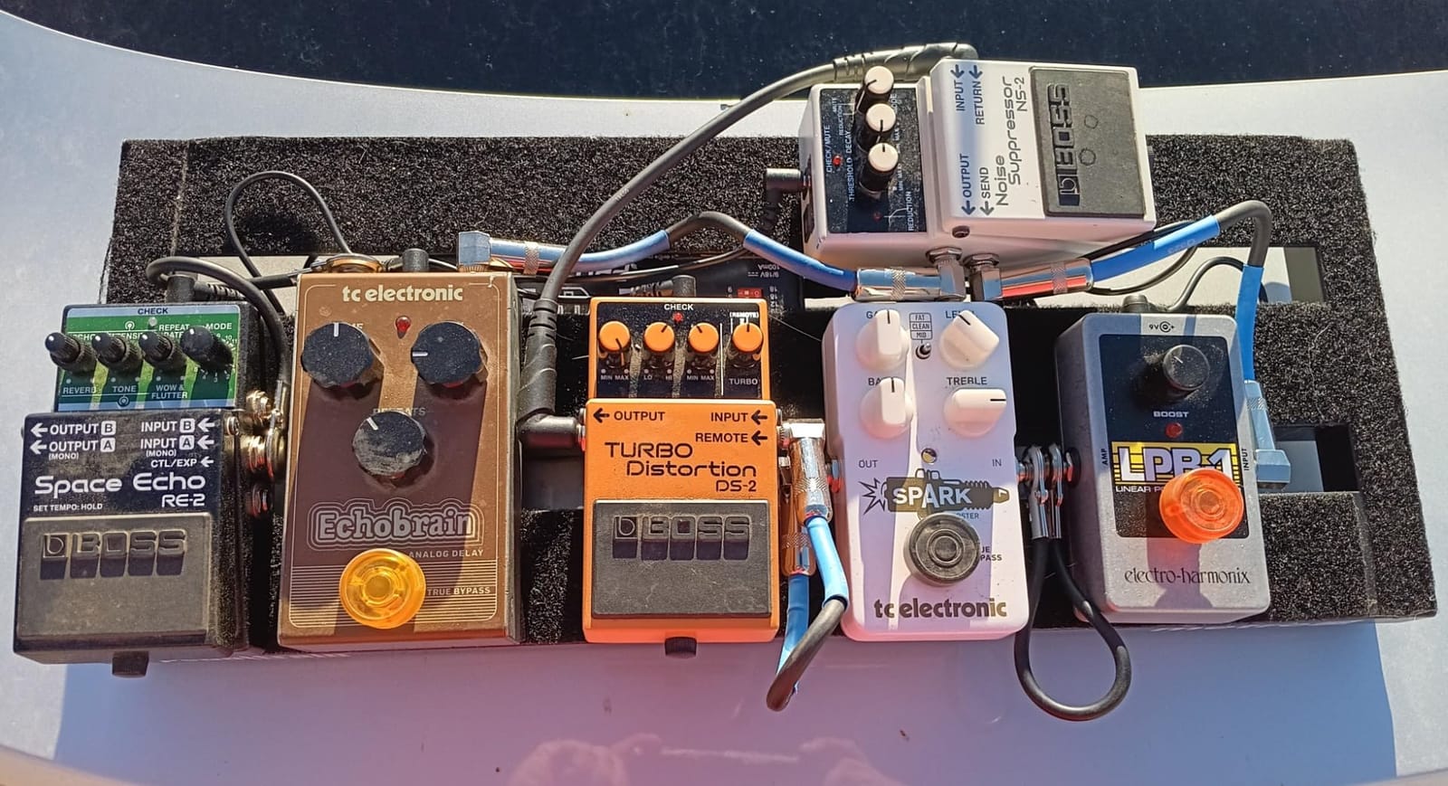 Boss RE-2 Space Echo Delay and Reverb Effects Pedal customer photo 2